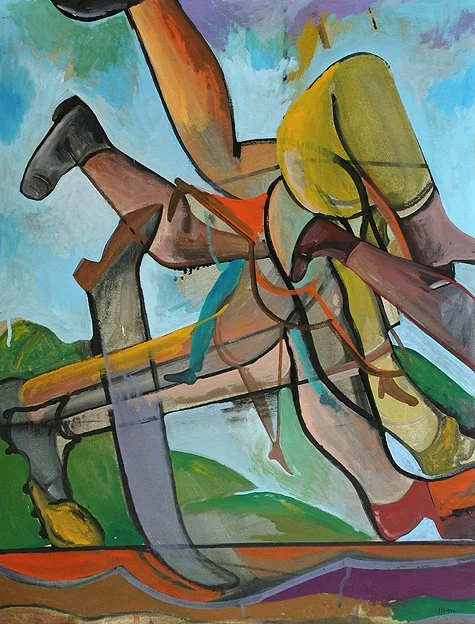 37, Spacer, 67,8x51,5cm, gwasz, tusz, papier, 2006, 72dpi.jpg