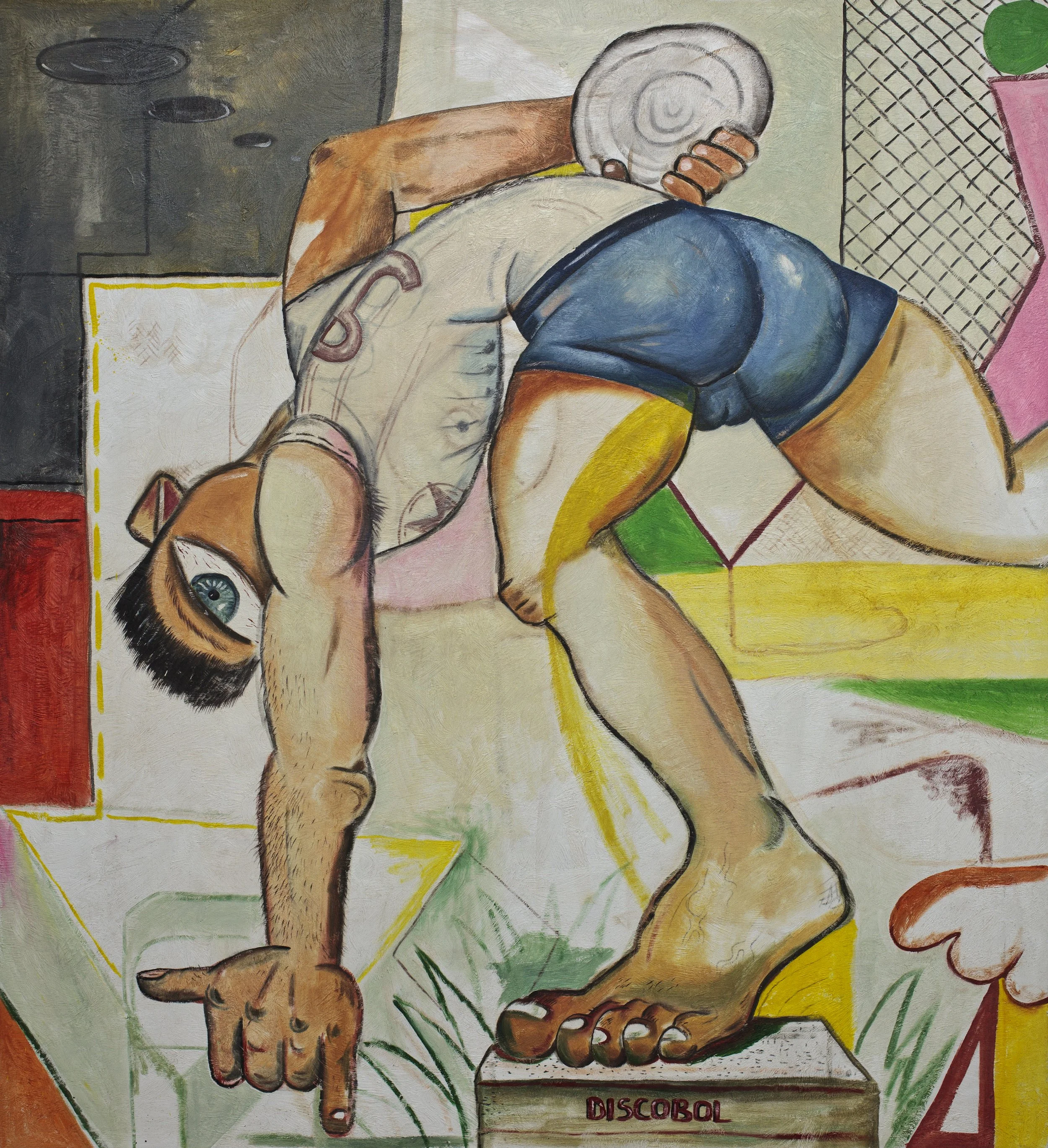 143 DISCOBOL 120x110 oil on canvas 2014 300dpi.jpg