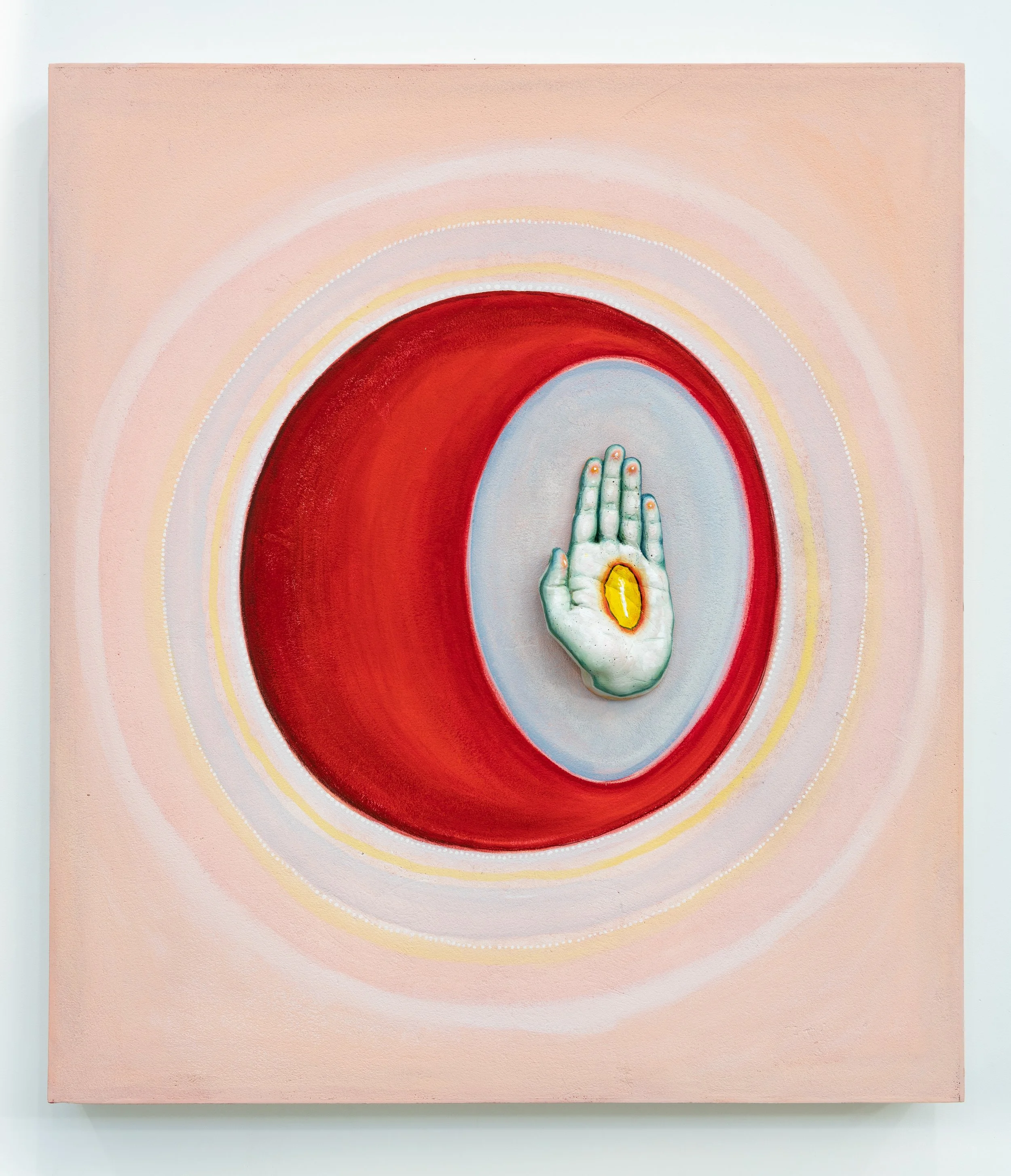 X_Paweł Konopka_JJZ_Compassion Wspolczucie 81x71,5x7cm 2021 gwasz i technika mieszana na tynku, żywica, olej 300dpi.jpg