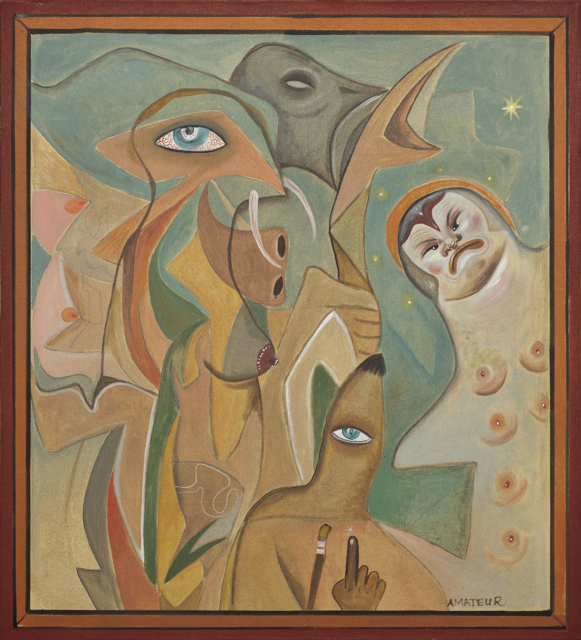 31 Amateur 77x70cm oil on canvas 2014 300dpi.jpg