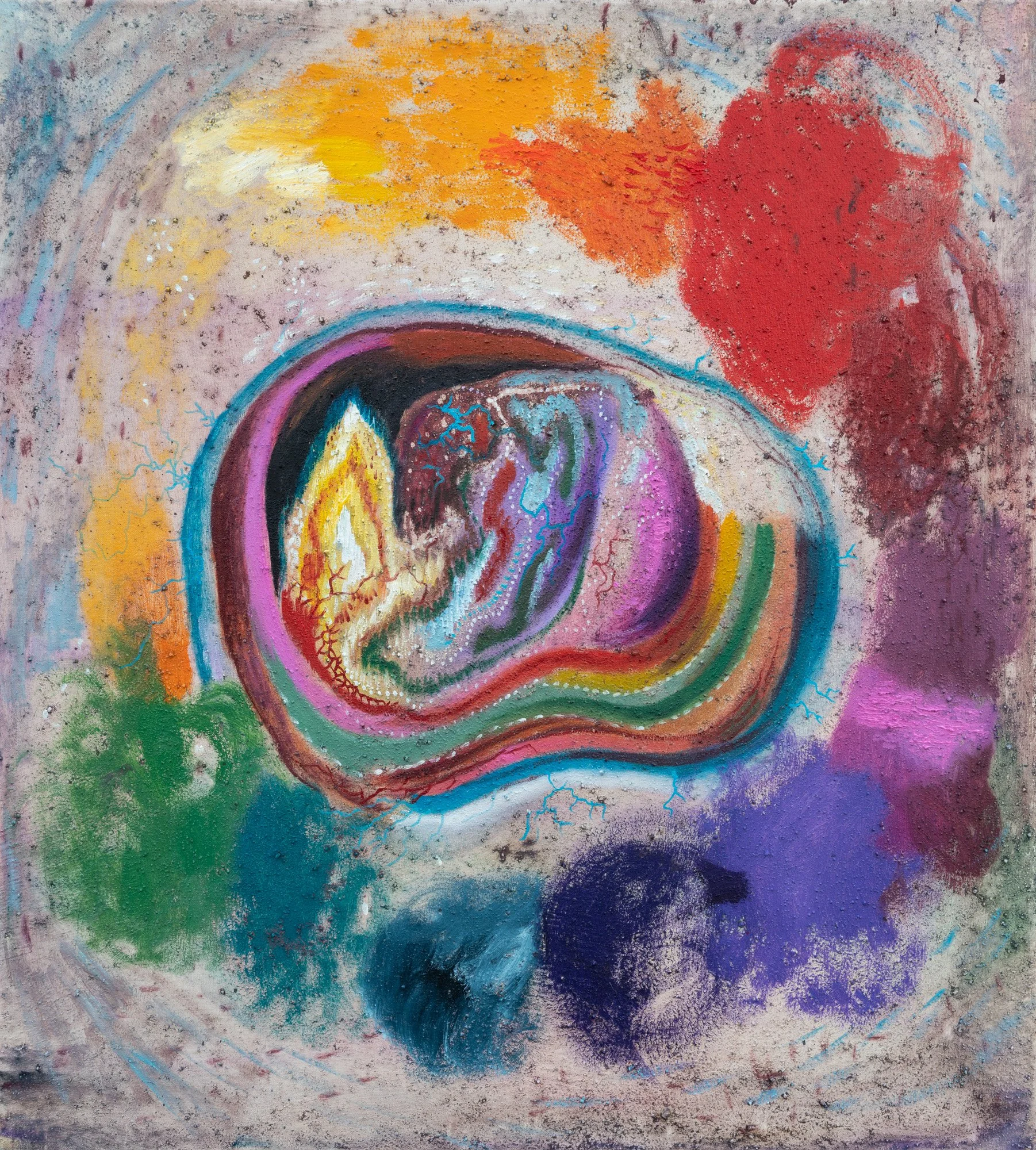 MGZ_JJZ_Szyszka Pine Cone 50x45cm oil on canvas 2022.jpg