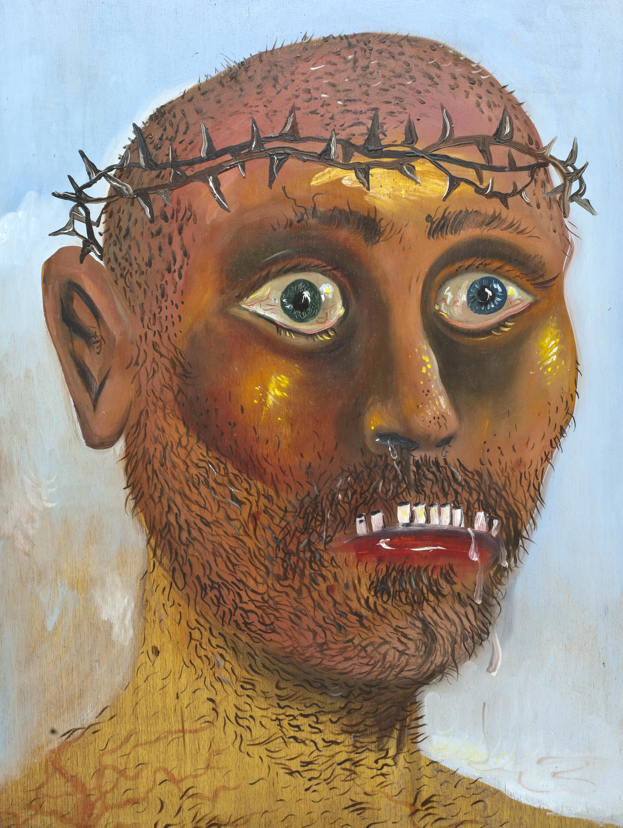 You won't make career with that face 40x30cm oil on panel 2012 300dpi.jpg