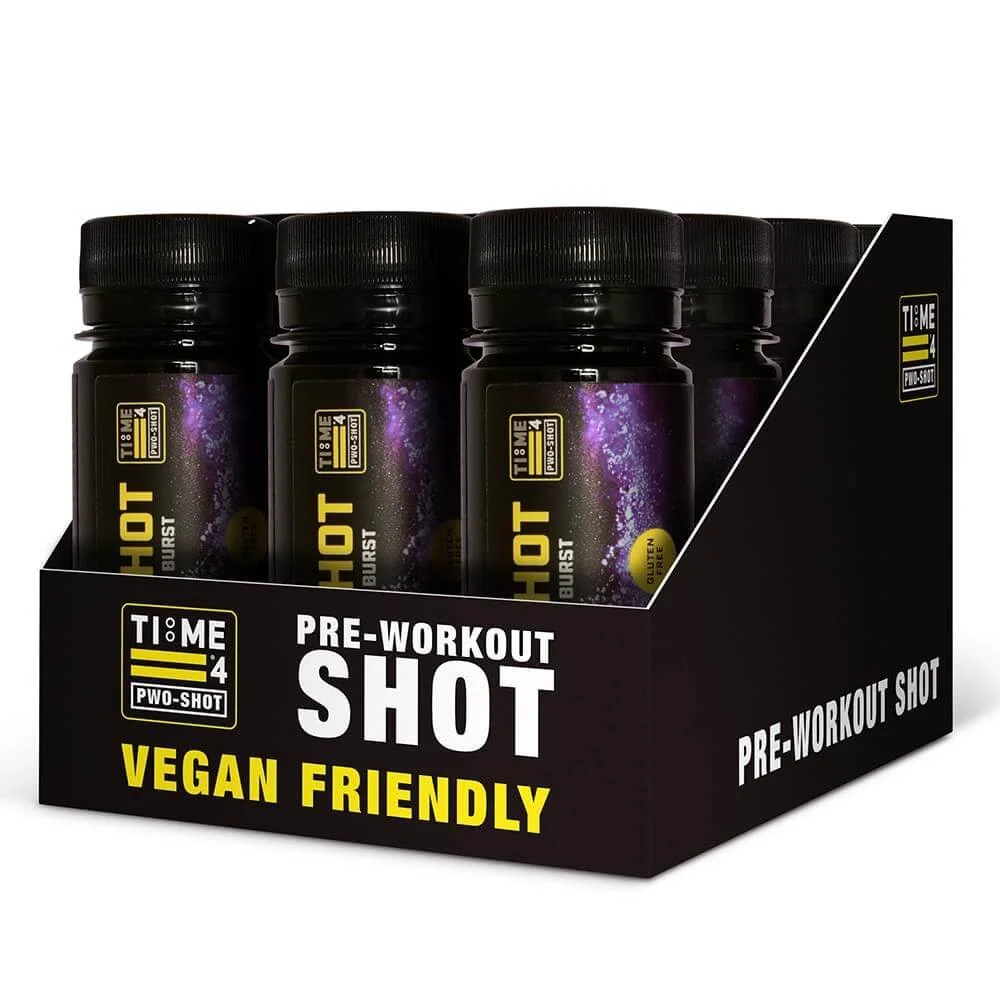 Time 4: Pre-Workout Burst Shots x12 Blueberry