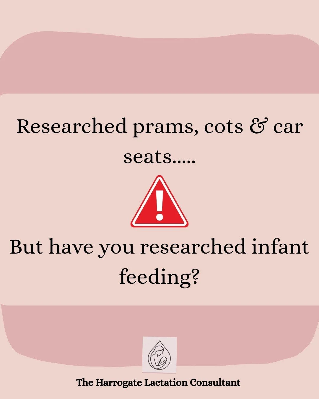 🚨 ENSURE INFANT FEEDING TAKES A PRIORITY ON YOUR RESEARCH LIST .....

You can spend months researching prams, cots and car seats...

✨ But many parents get to their baby's first feed and realise they've never actually been told what to expect.

The 