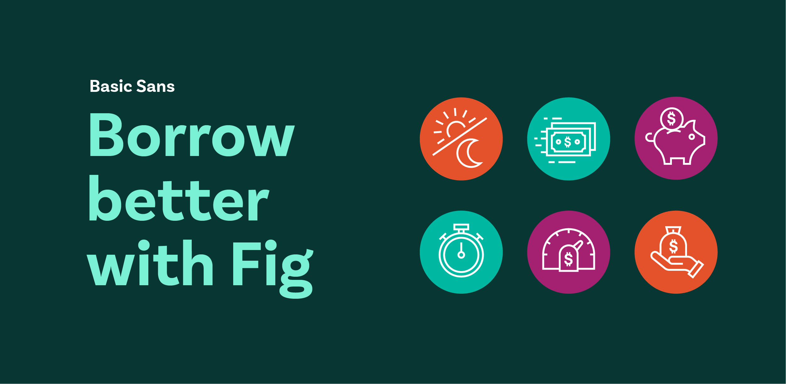 Fig Financial brand fonts and icons.