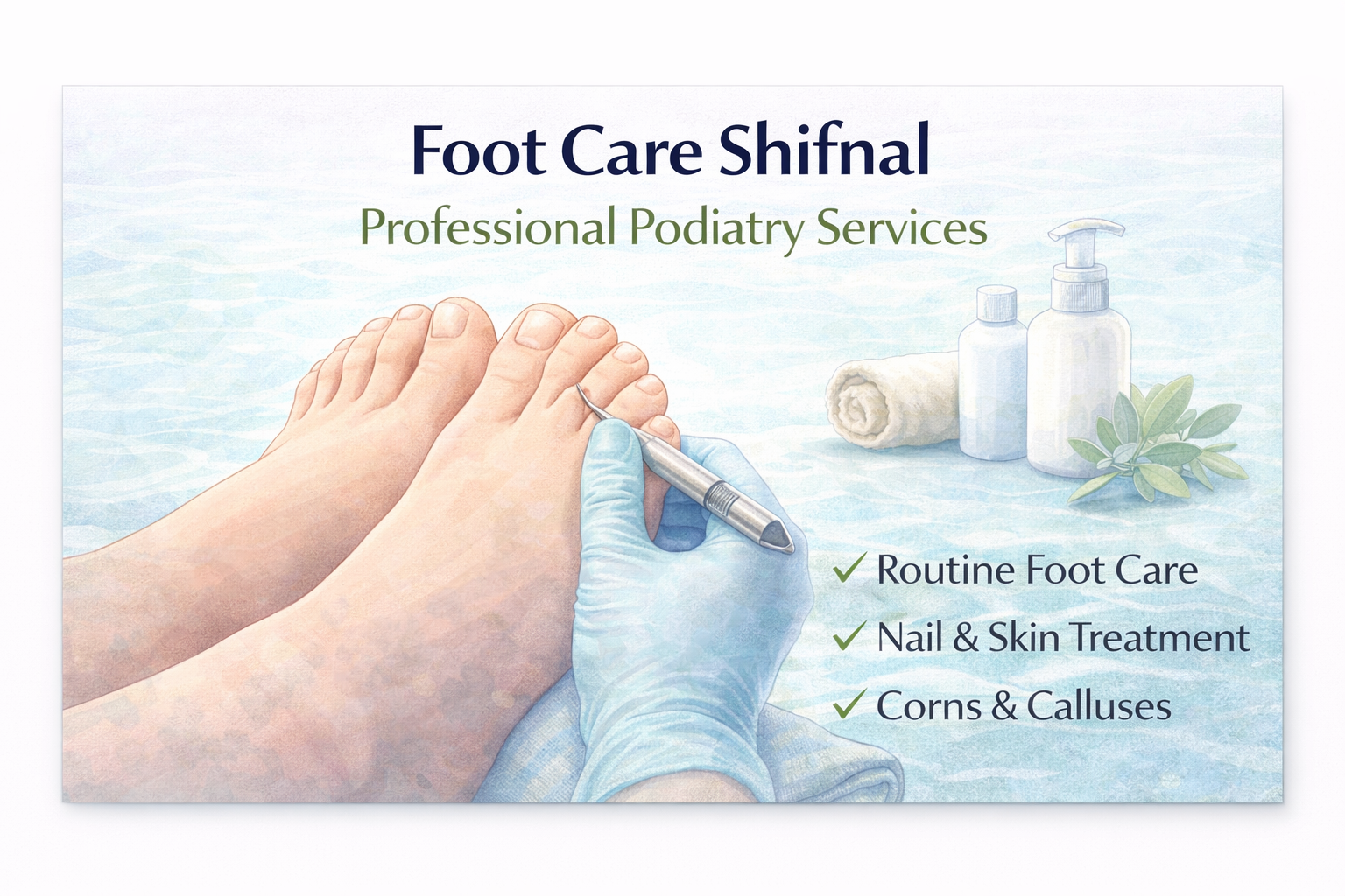 Foot Care in Shifnal: What to Expect at Your First Appointment