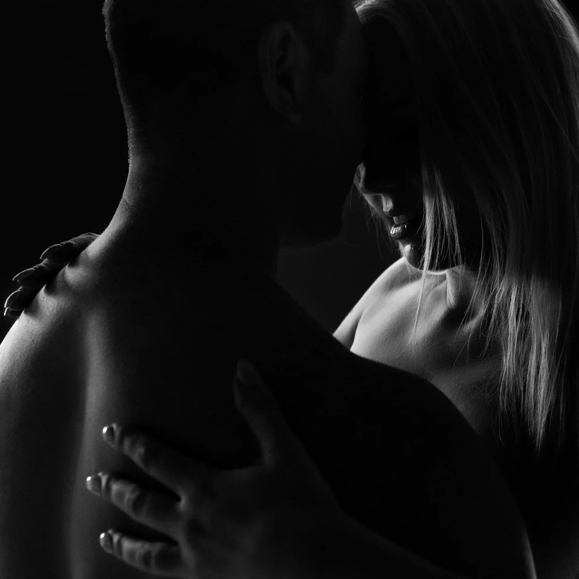 Silhouette of a couple