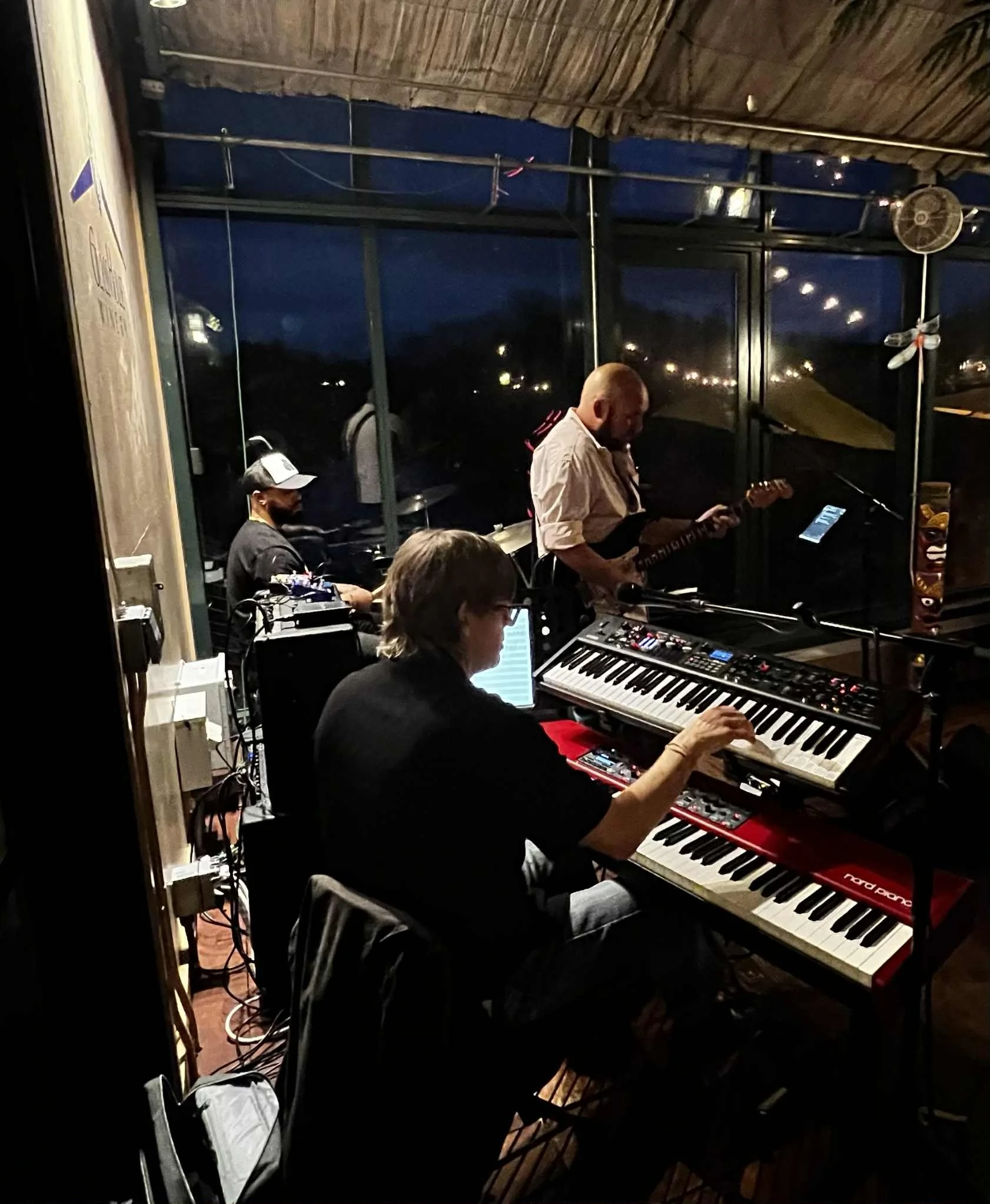 Dara James and the Soul Disciples performing live, featuring soul and blues instrumentation