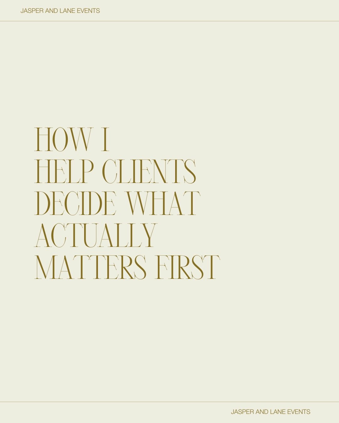 Most overwhelm doesn&rsquo;t come from having too many options.
 It comes from not knowing which decisions matter now &mdash; and which can wait.

A core part of my work is helping clients understand sequence.
 What needs attention early. What can be