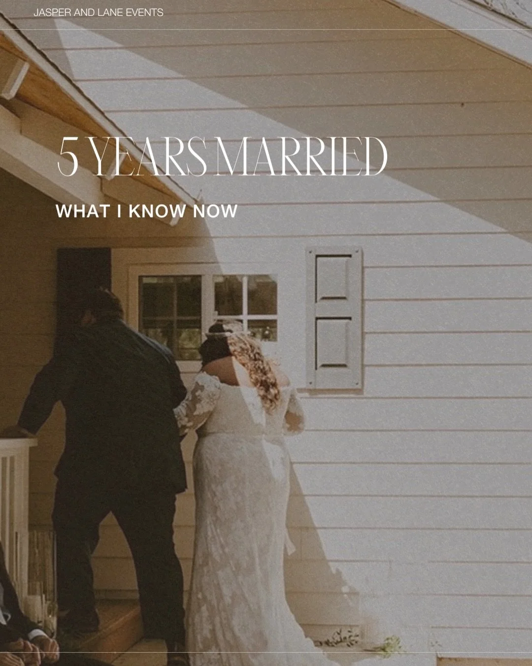 Five years later, I don&rsquo;t remember the things that didn&rsquo;t go to plan as much as I thought I would.

I remember who showed up. I remember how it felt. I remember the way we made something meaningful out of what we had.

The night before, w