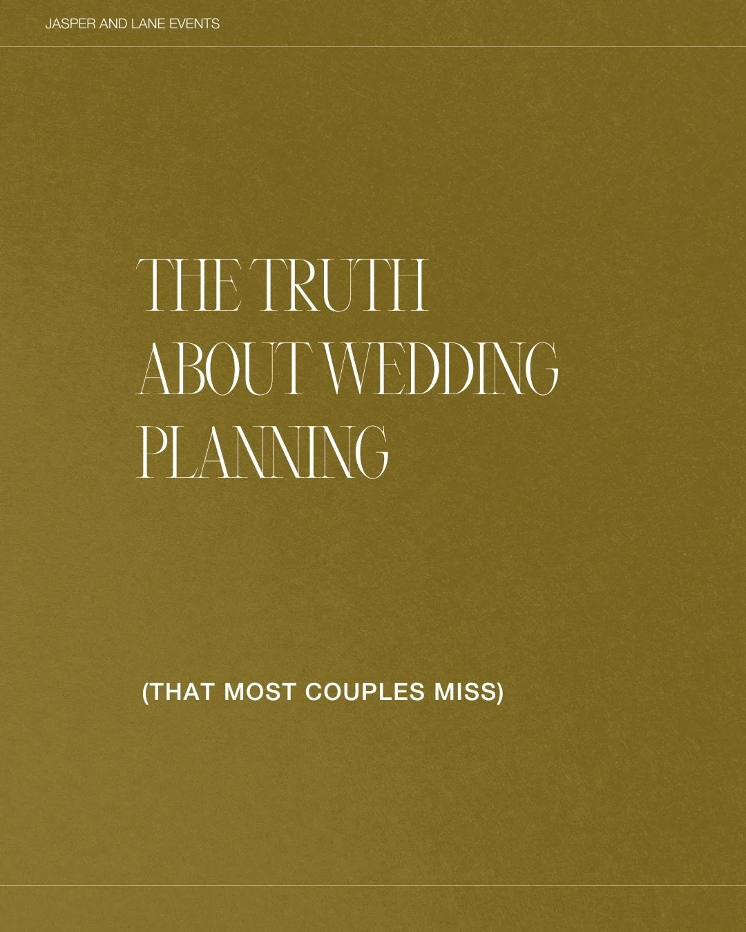 Most weddings don&rsquo;t feel stressful because couples did something wrong.

They feel stressful because no one showed them what actually matters&mdash;and when it matters.

The timeline. The flow. The decisions behind the scenes.

That&rsquo;s wha