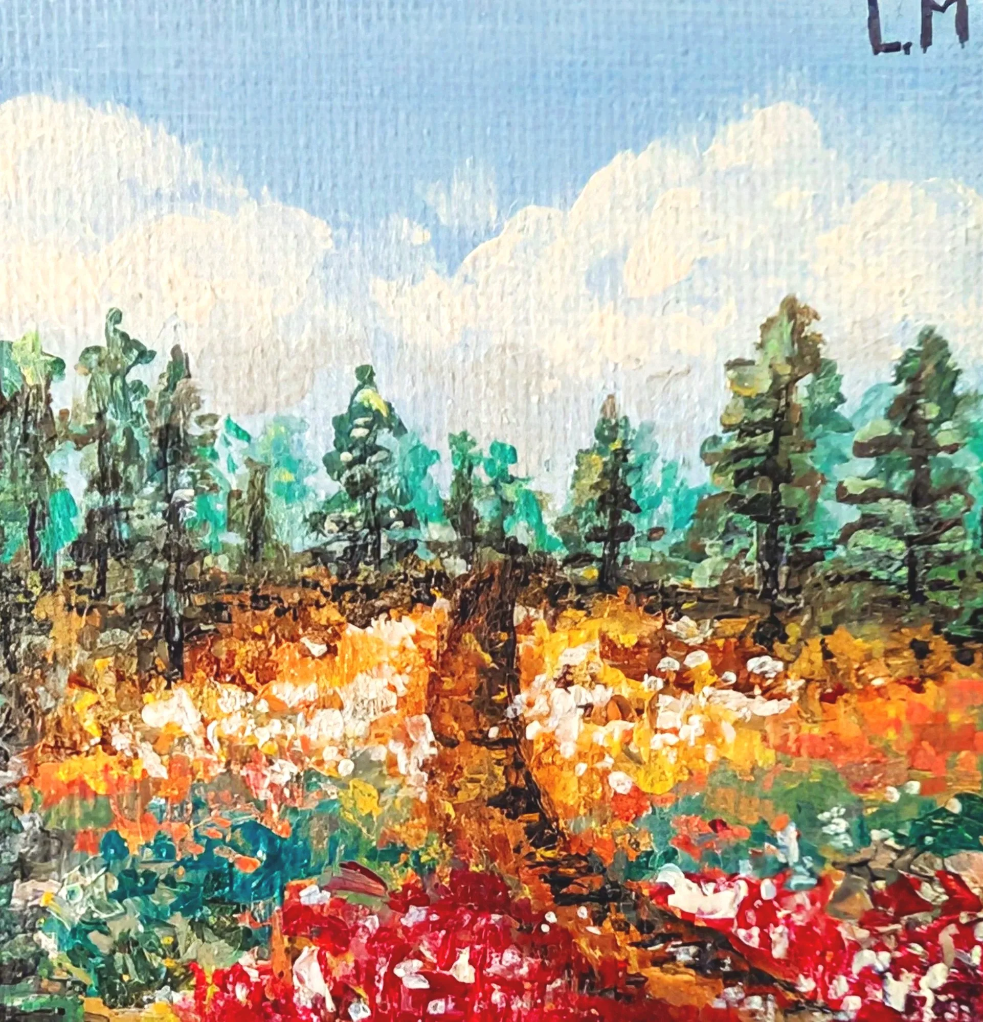 Petite automne - Acrylique sur toile