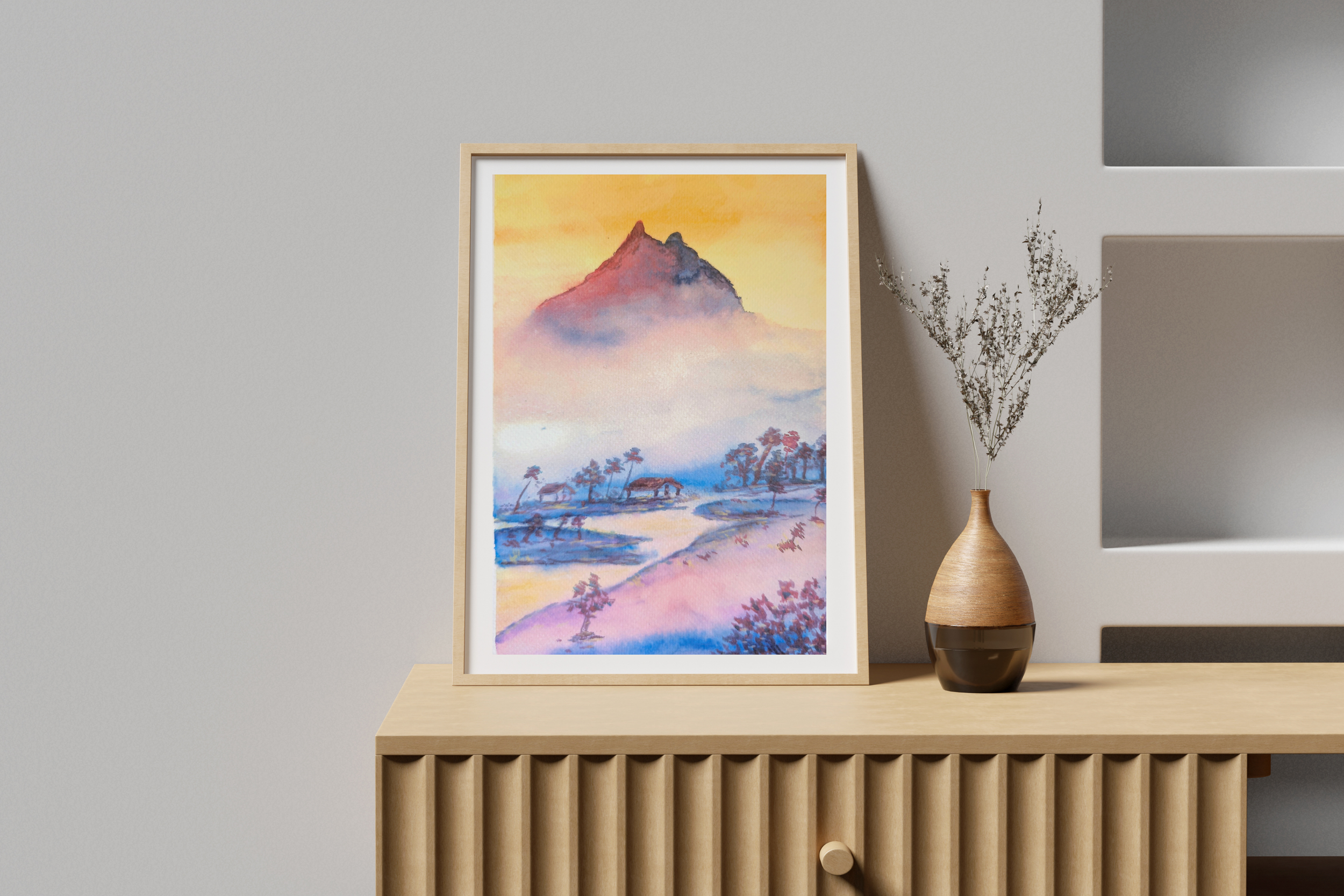 Montagne envoûtante - Imprimé