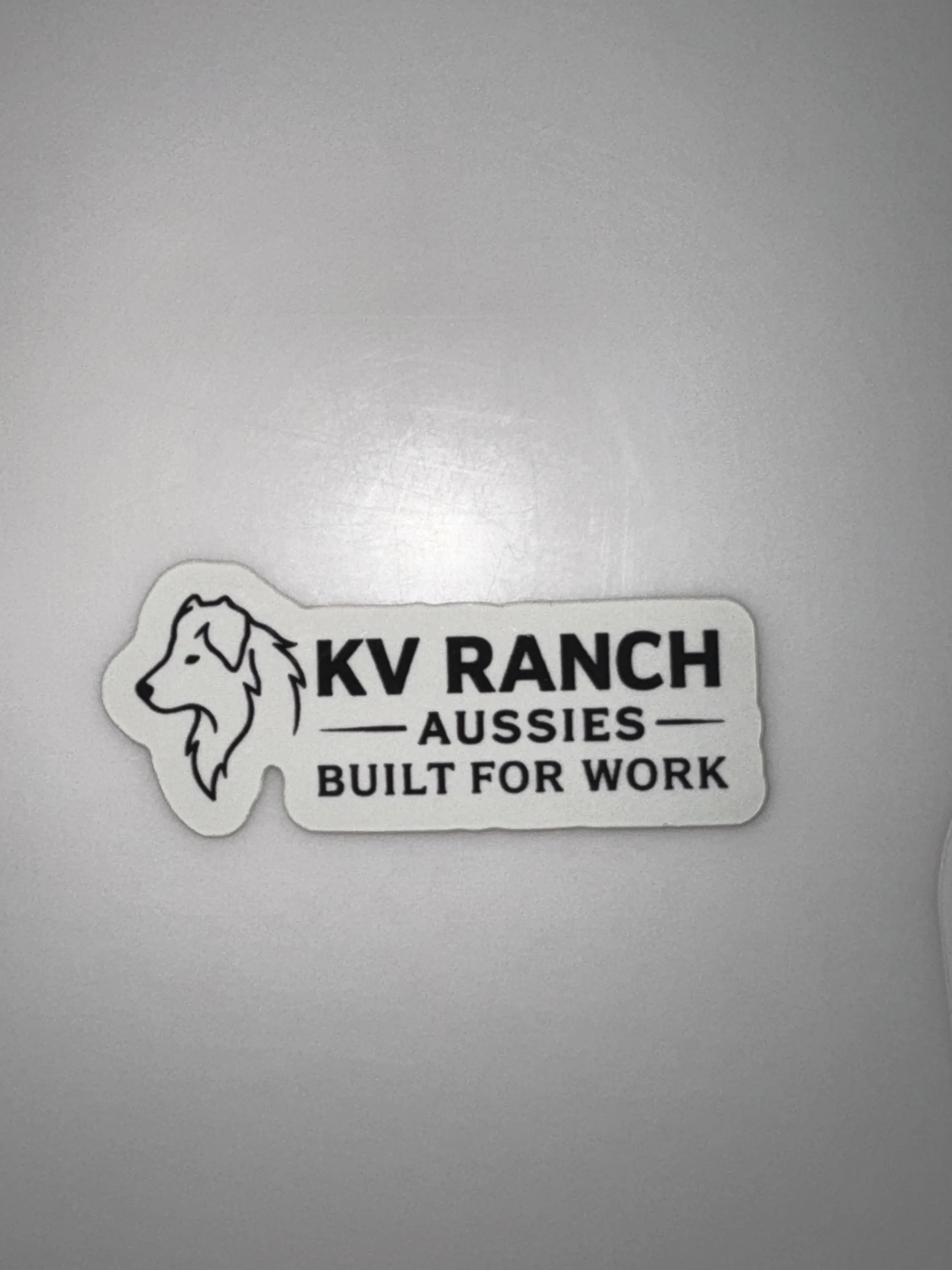 Working Aussie Line Sticker