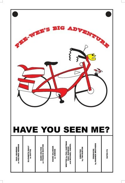 Peewee's Big Adventure Poster