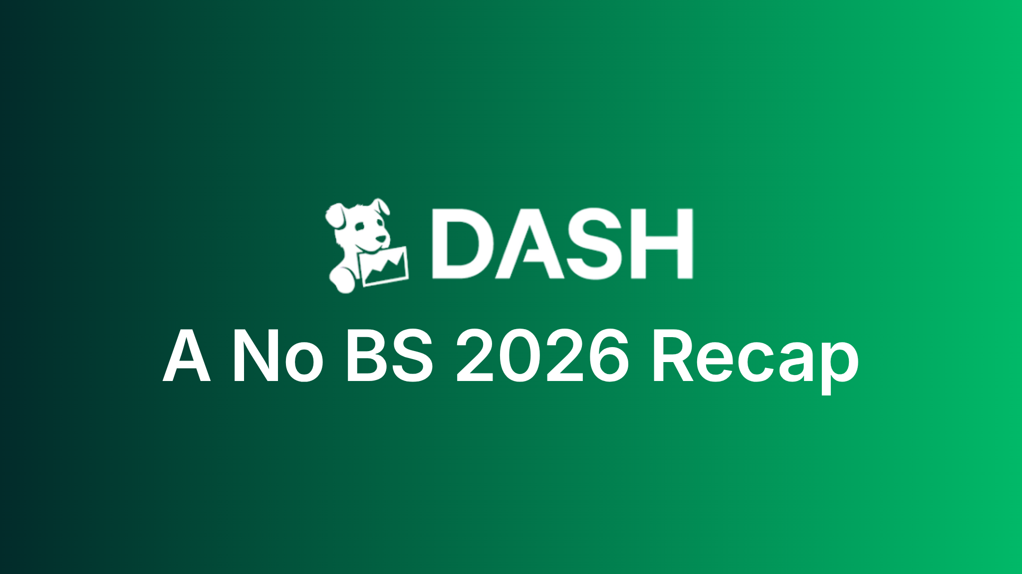 Datadog DASH 2026 recap blog post image.