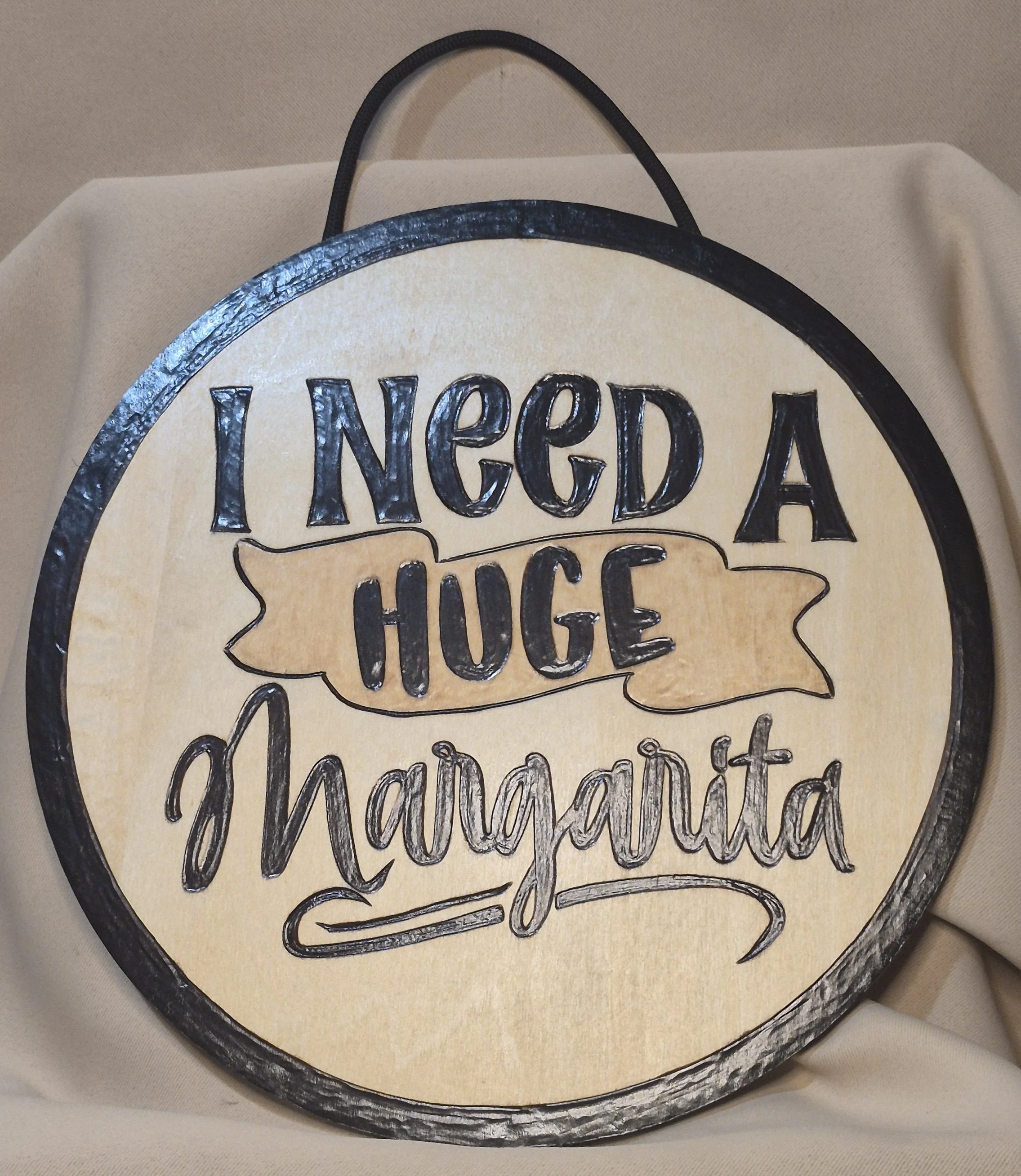 Margarita Mood Round Wall Art