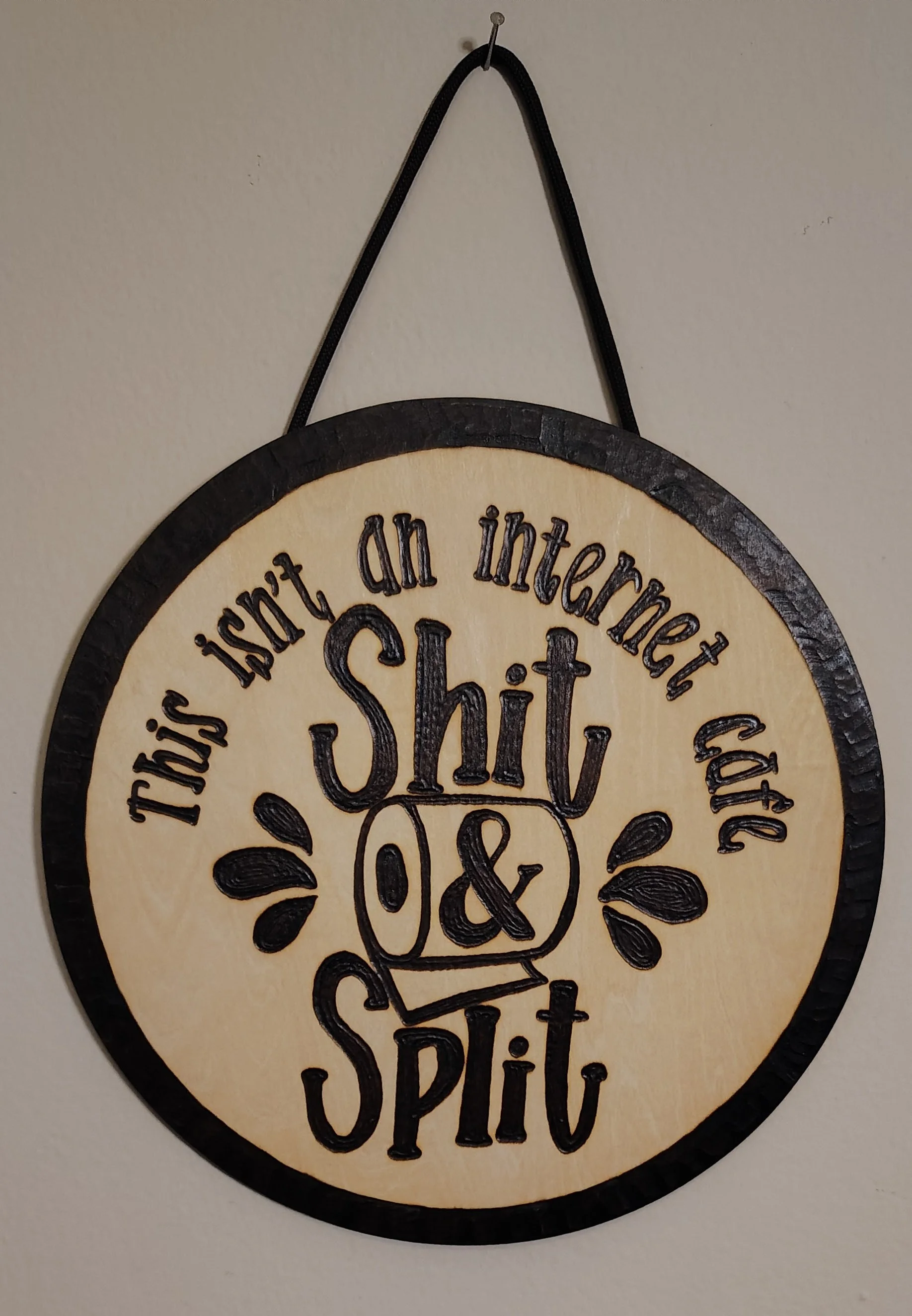 Shit & Split Bathroom Wall At