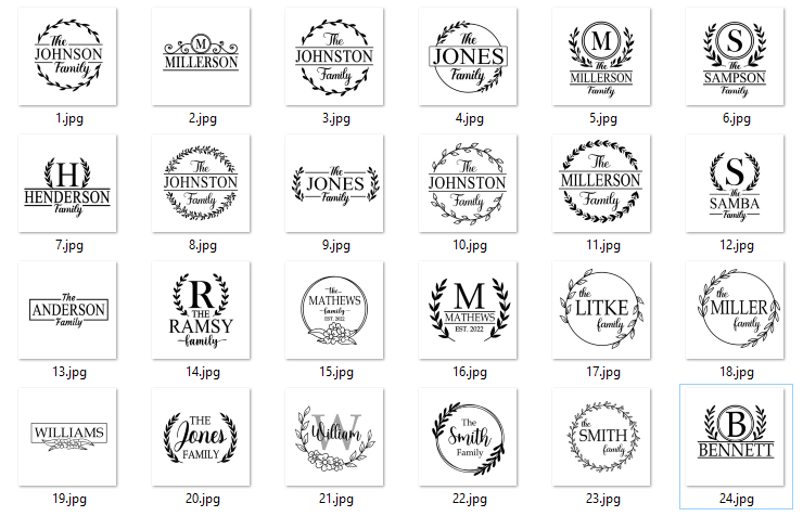 Customized Family Farmhouse Monogram Sign