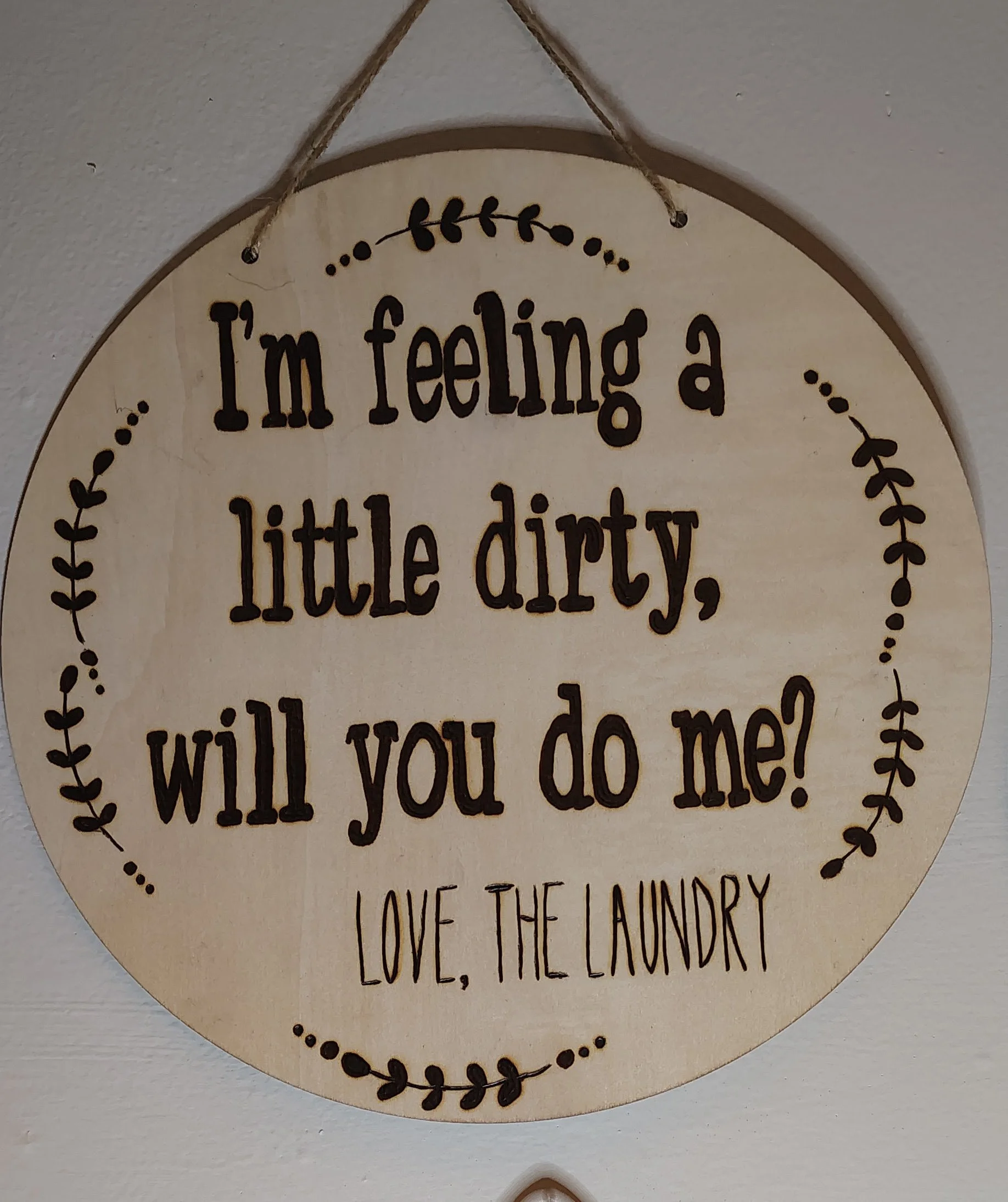 I'm Feeling a little dirty, will you do me? Love the laundry