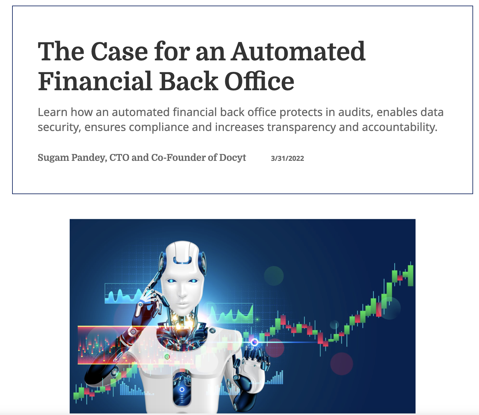 Thought Leadership & Articles