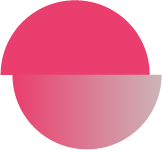 Aseri's logo in red: a cirlce that's offset through its equator.