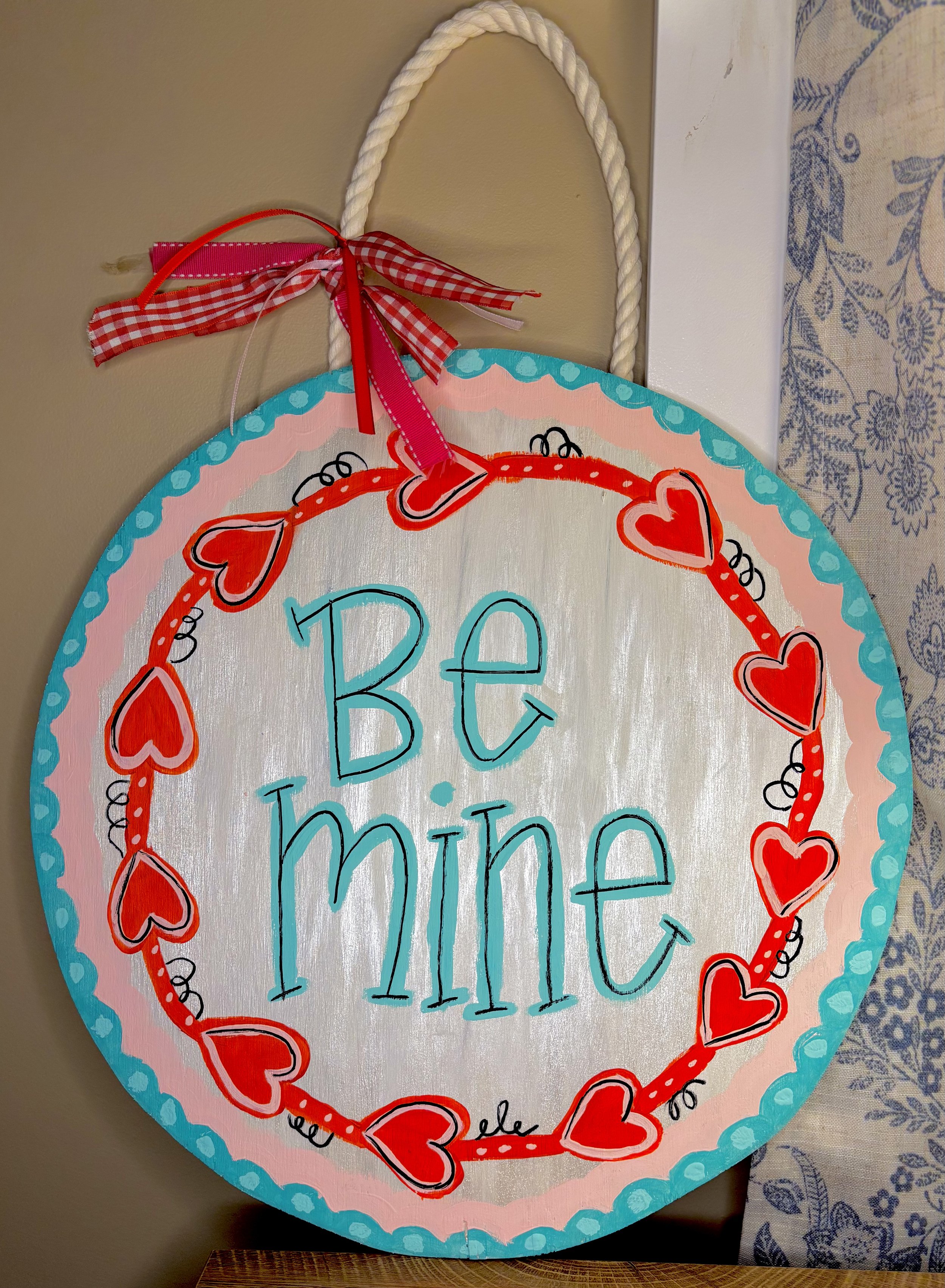 Be Mine Valentine Door Hanger