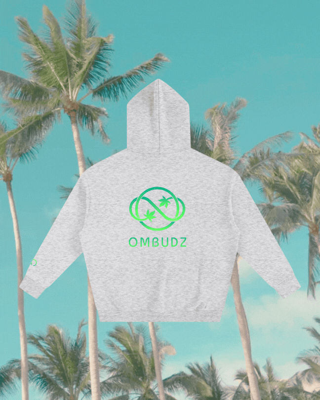 flower gray exhale hoodie front.gif