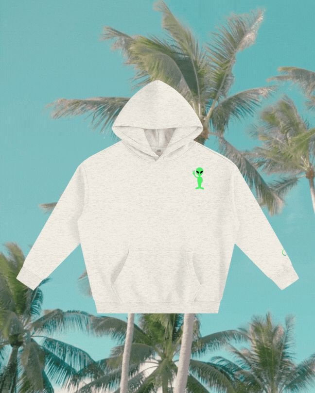 oat grey exhale hoodie back.gif