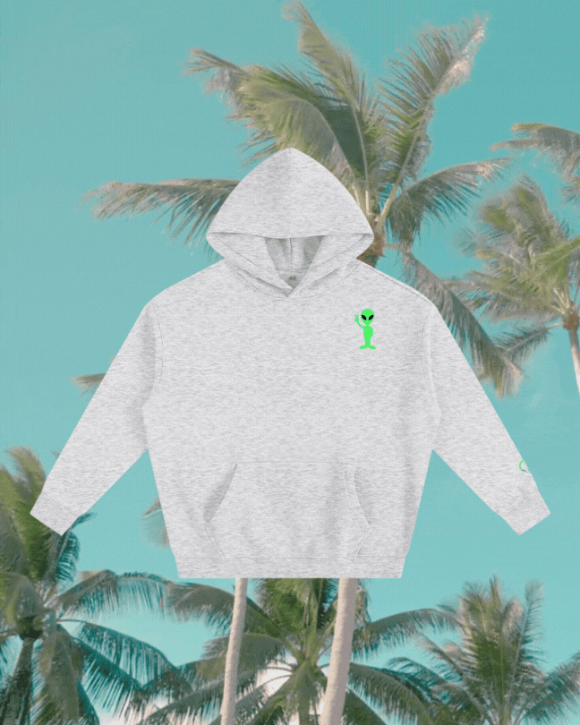 flower gray exhale hoodie back.gif