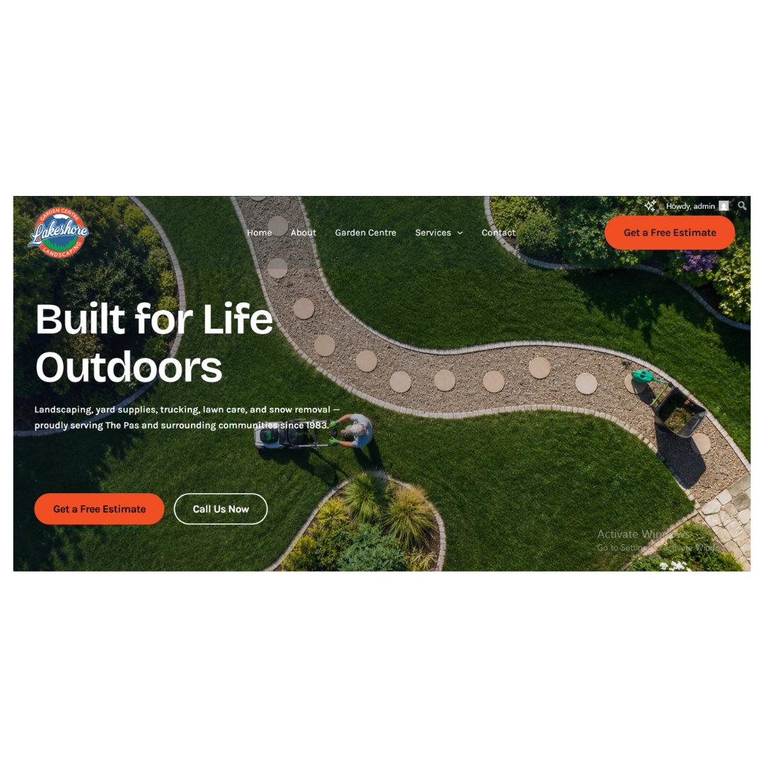 Lakeshore Landscaping Website Build