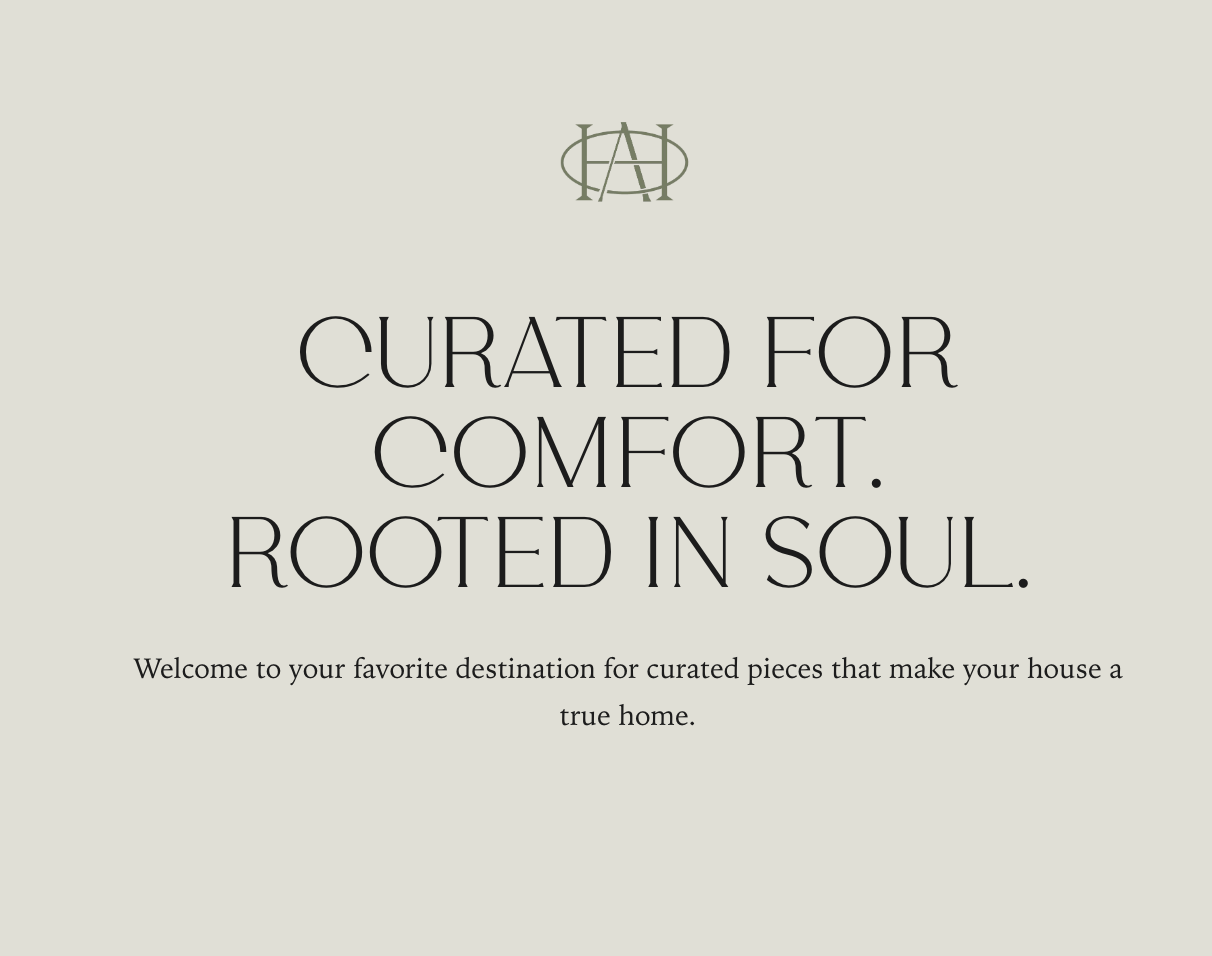 Asmere Home // Rebrand Launching Soon