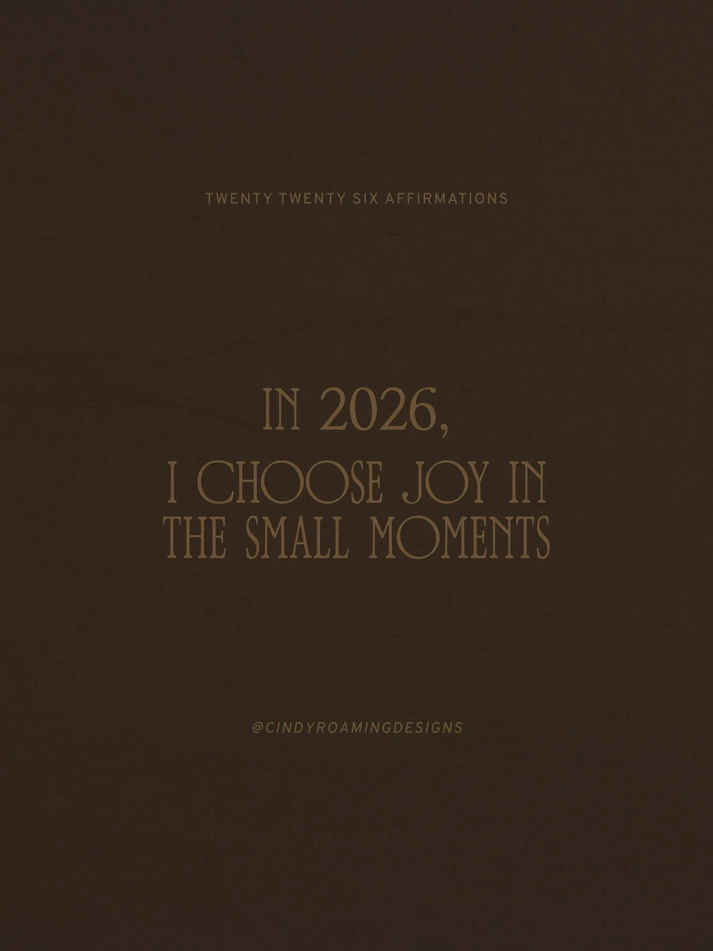 taking a moment to set some gentle intentions for the new year 🤎

a year of choosing peace over pressure, rest over burnout, &amp; a life that feels good on the inside &mdash; not just one that looks good on the outside.

if any of these spoke to yo