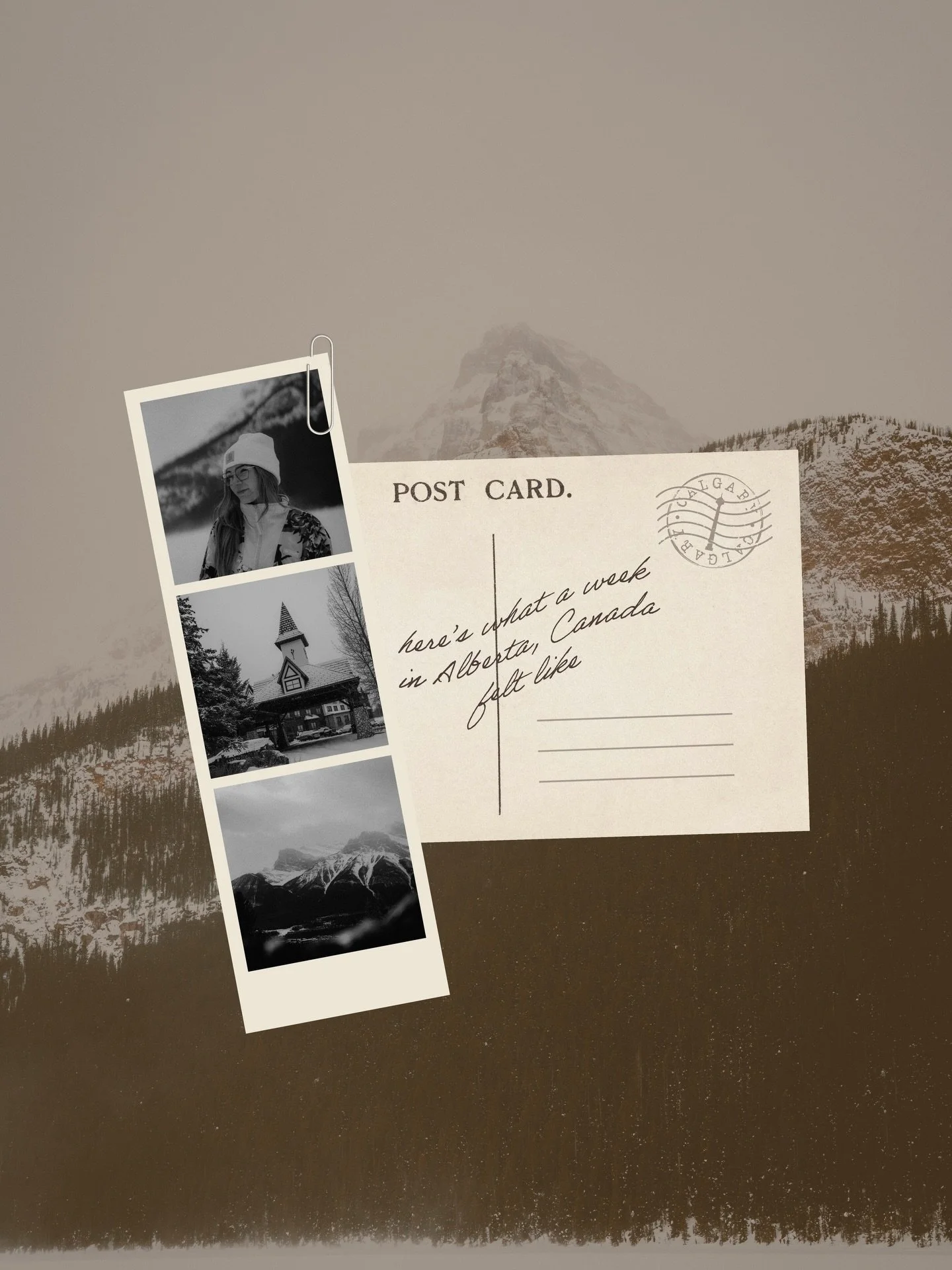 i traded my laptop for mountain views last week 🤍

travel has always been part of how i create. the colors, the experience, the feeling of standing somewhere bigger than yourself.

here&rsquo;s a few postcards from canada 🏔

officially back in the 