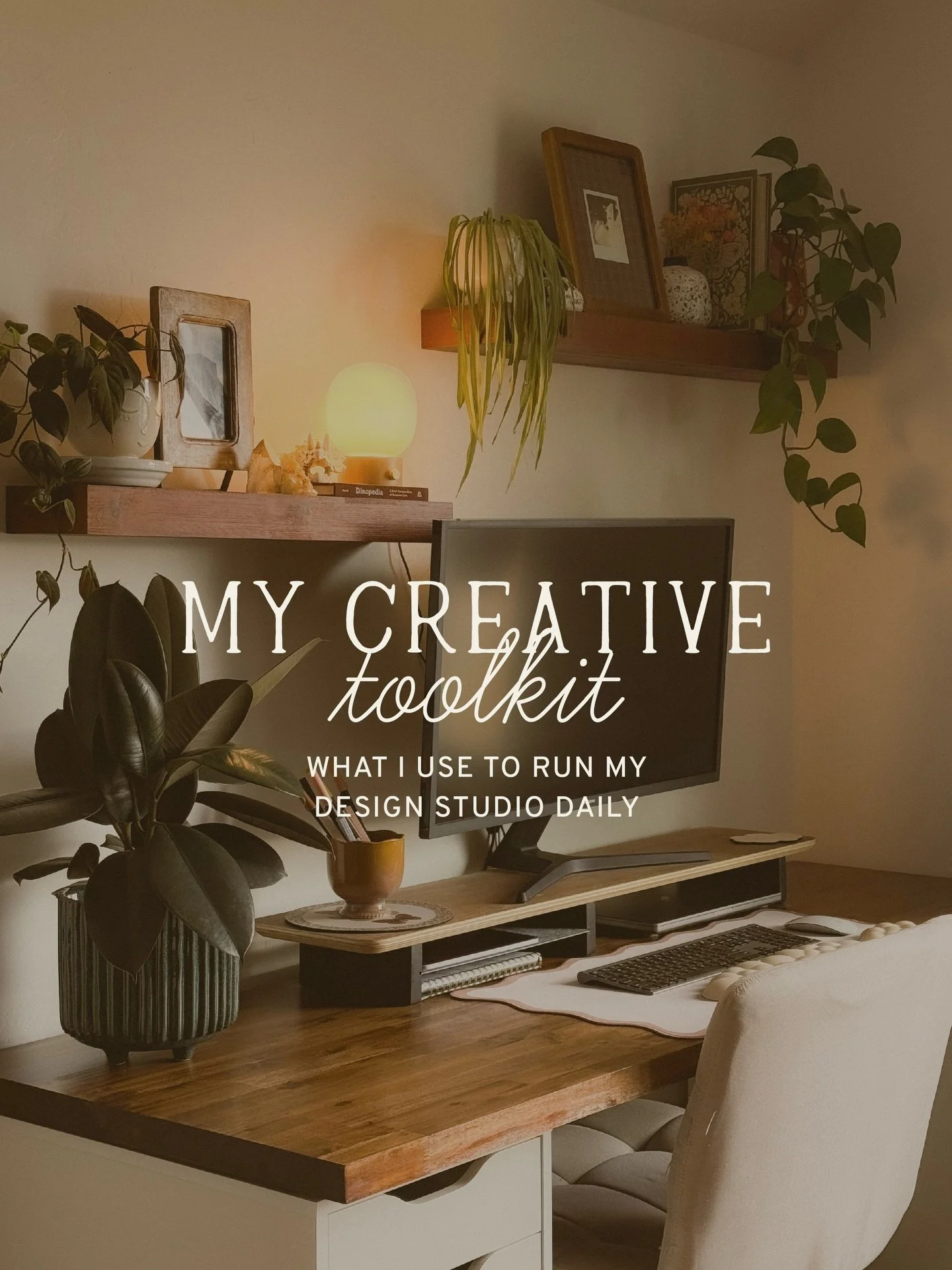 From my desk to yours, here are a few things my little design studio probably couldn&rsquo;t run without🤎

Being a business owner is not easy, so having tools like these not only helps me get my time back, but also helps my design studio stay afloat