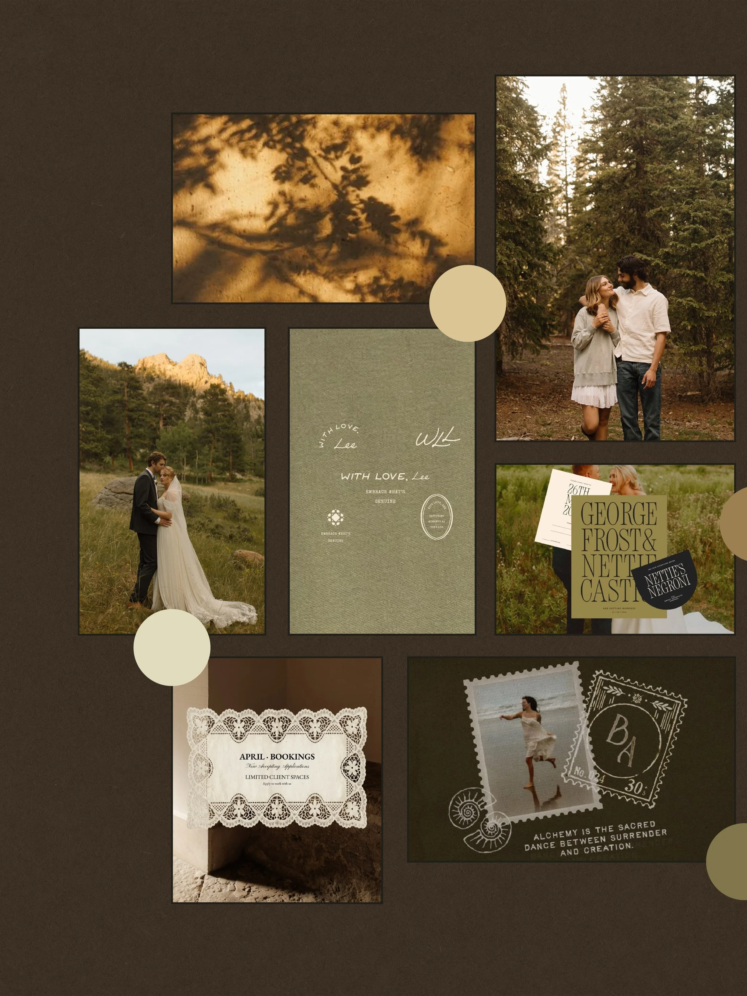 happy mood board monday!

dropping a few client mood boards that were sent off last week and have me feeling so inspired to start their branding project! 

which board are you vibing with most? 

also, i recently updated my mood board template and it