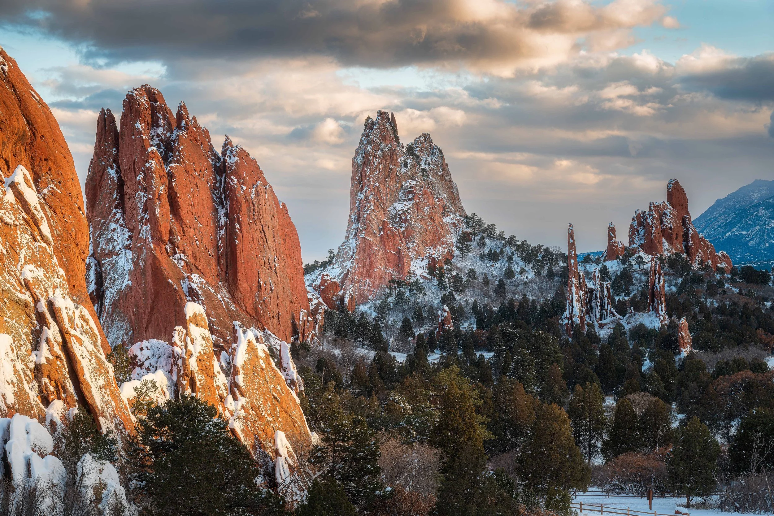 Where Snow Meets Sandstone