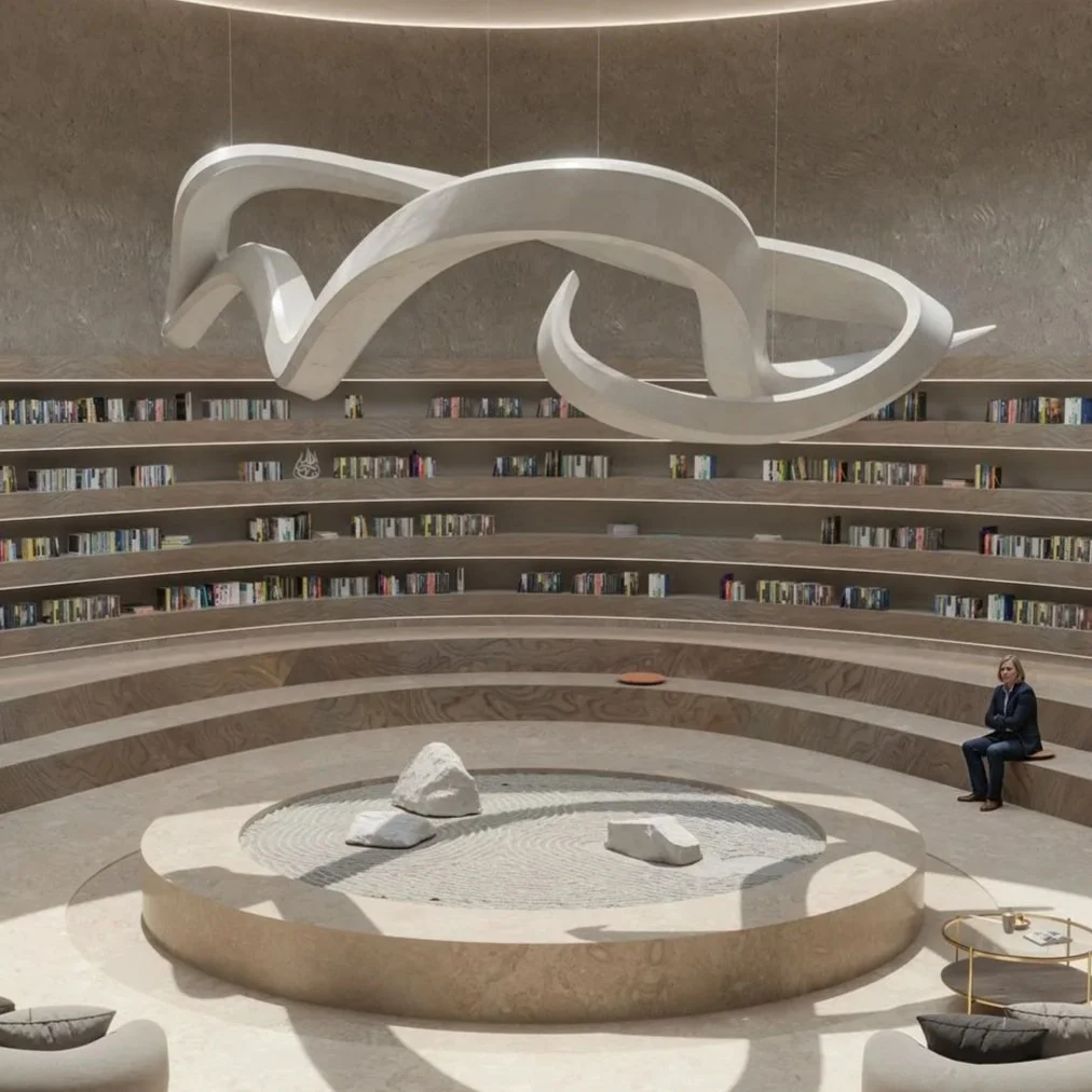 Calm Reading Space Concept