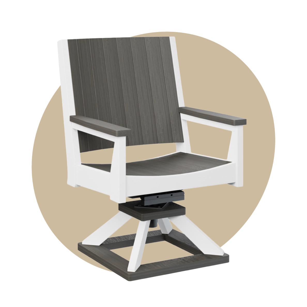 Mayhew Chat Swivel Rocker Dining Chair