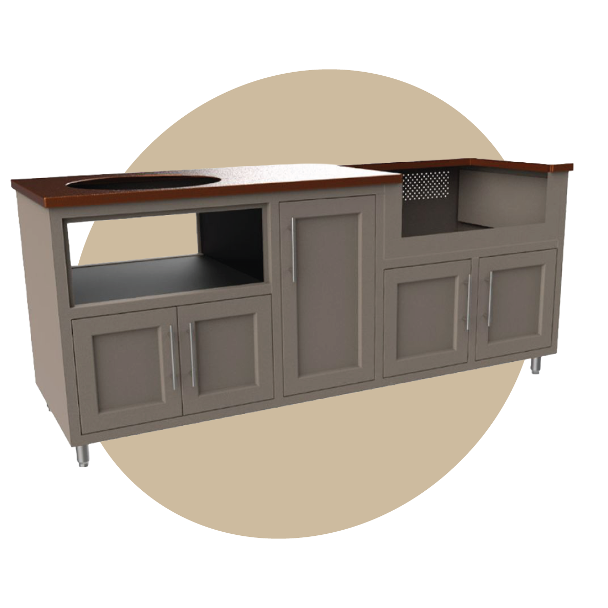 Coastal 83-KDG Outdoor Kitchen