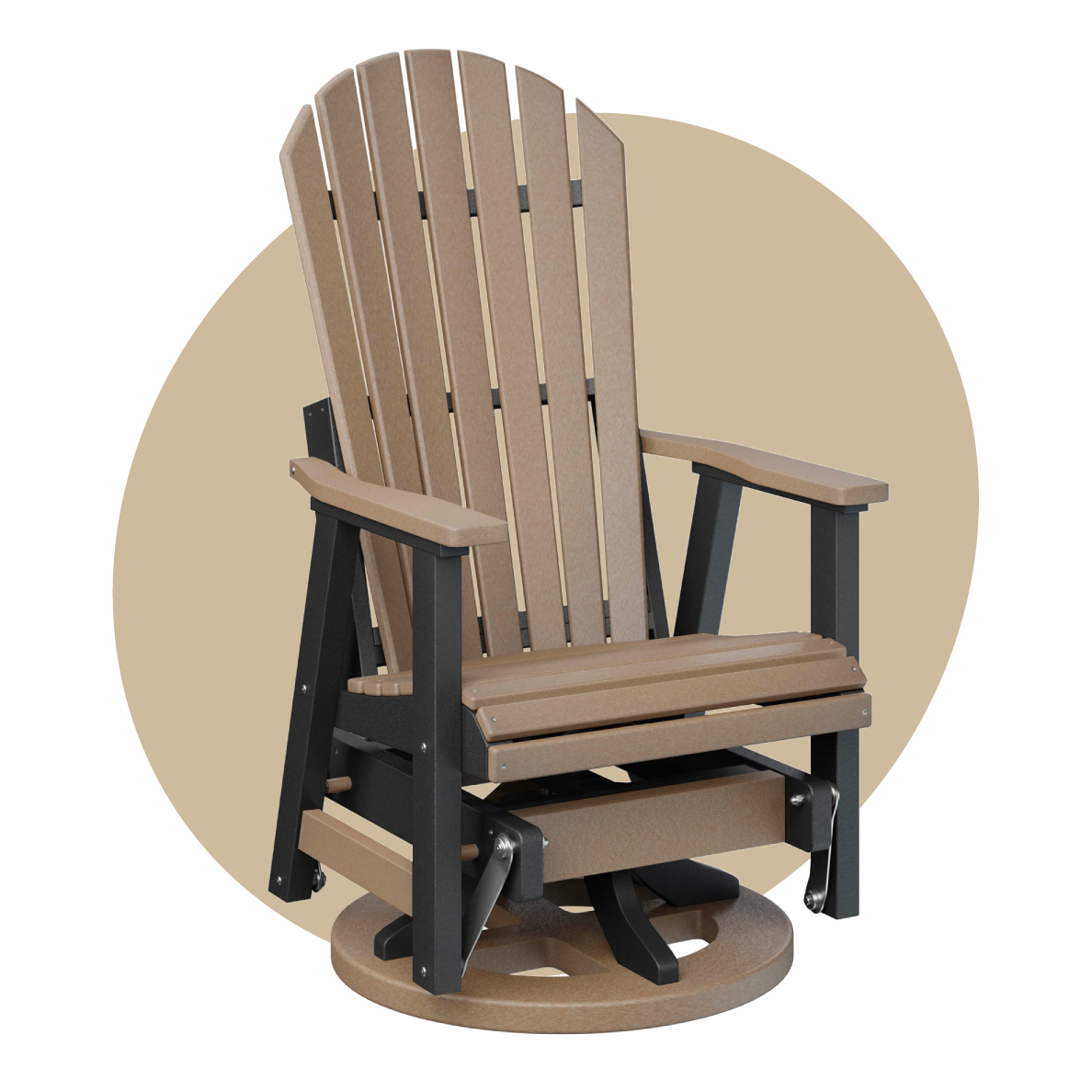 Comfo Back Swivel Glider