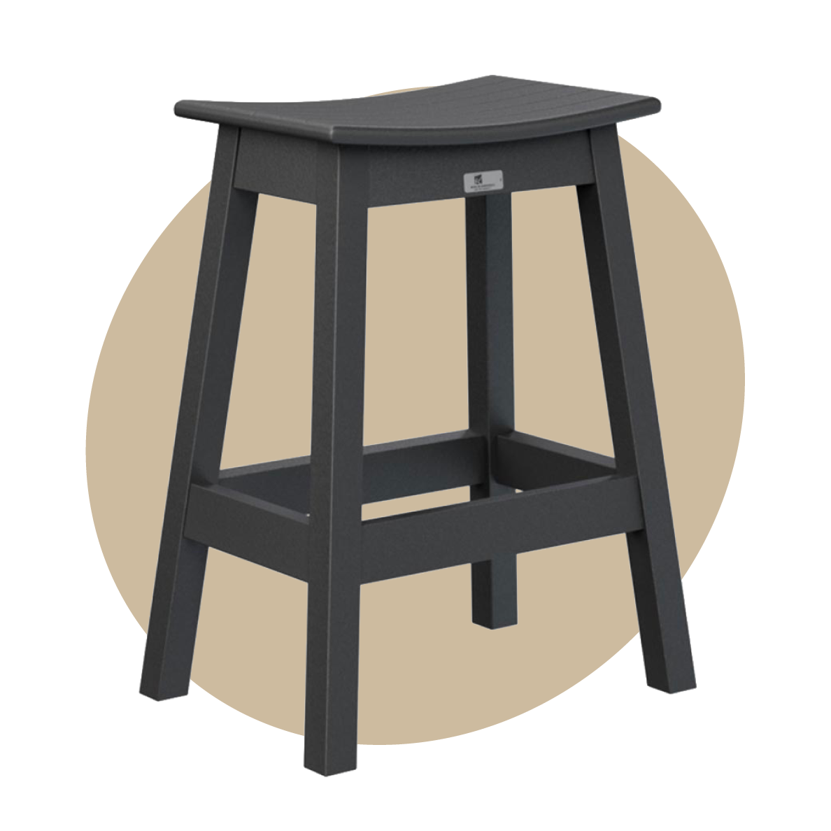 Saddle Counter Stool