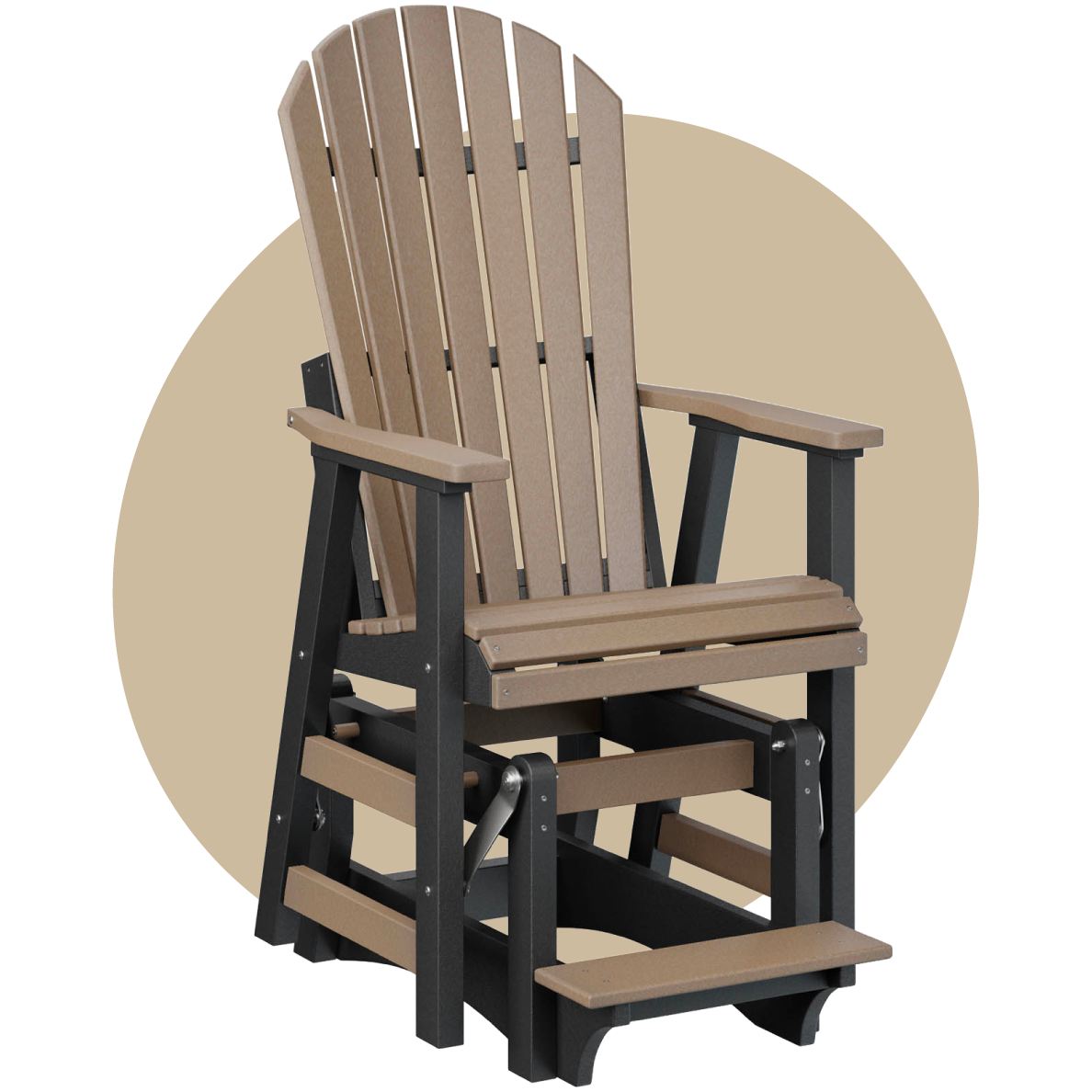 Comfo Back Single Counter Glider