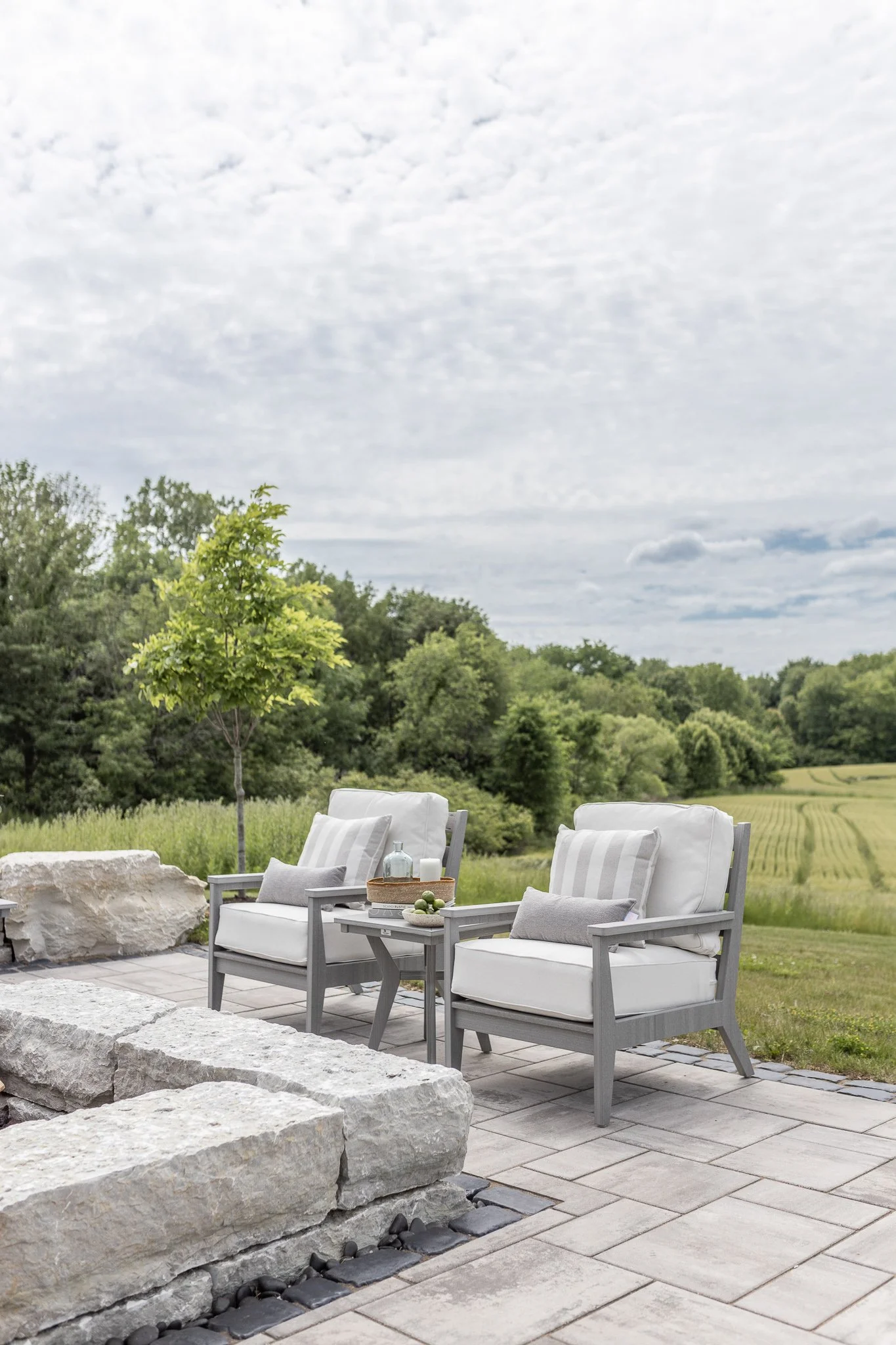 Mayhew deep seat club chairs in Coasal Gray - Rumba canvas cushions.jpg