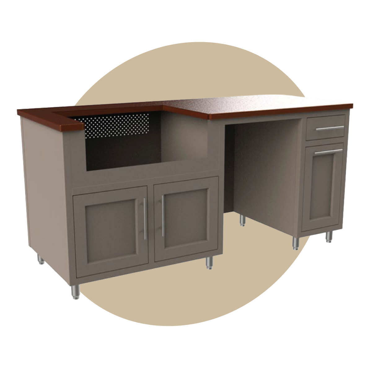 Coastal 76.5-GRW Outdoor Kitchen