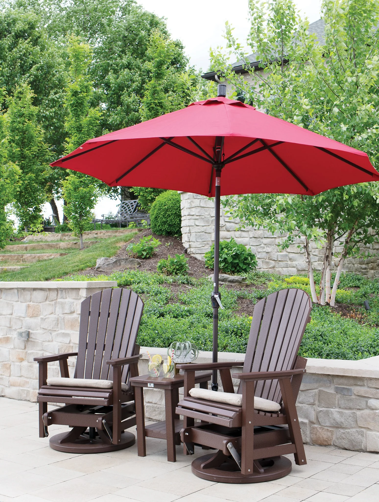 Comfo Back Swivel Glider Rocker - Chocolate Brown.jpg