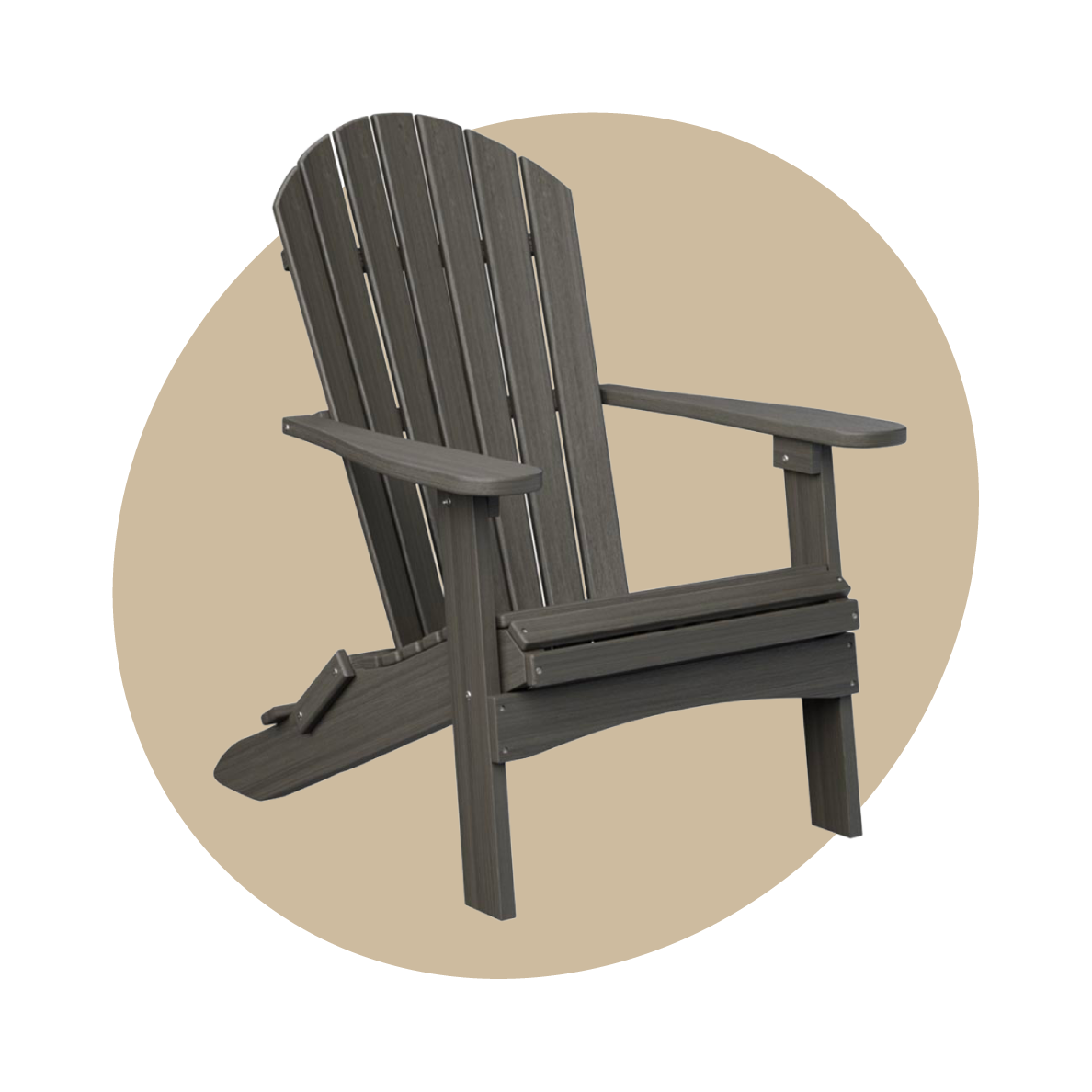 Comfo Back Folding Adirondack Chair