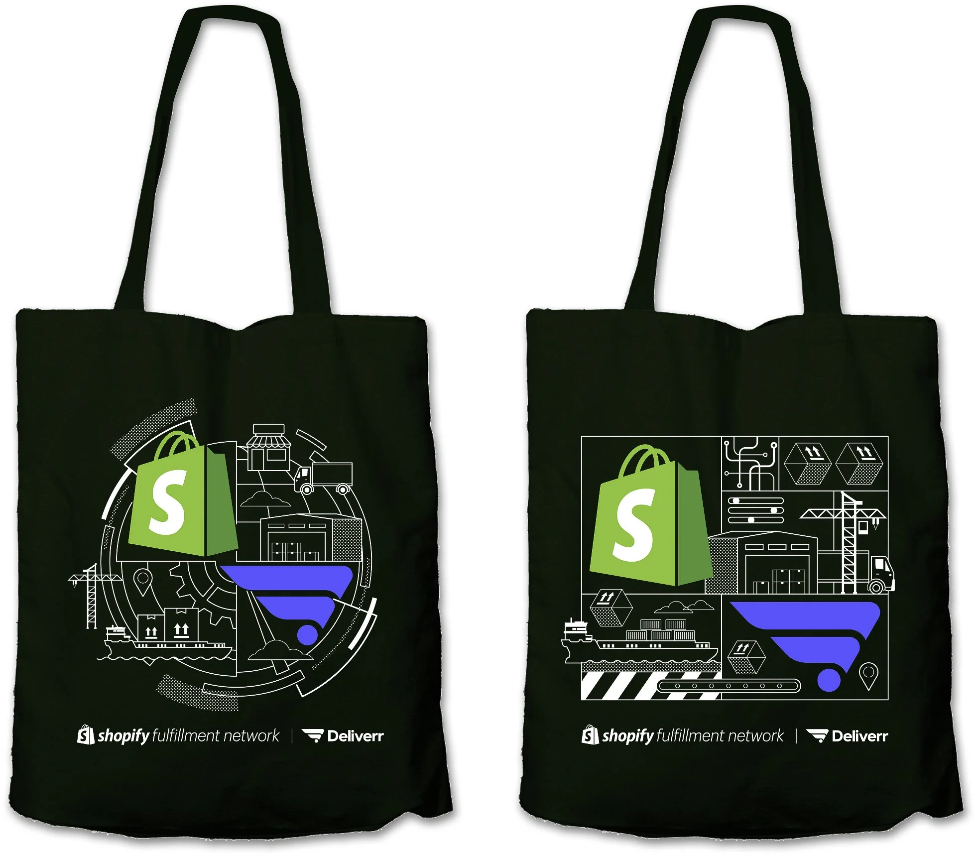 Branded tote designs