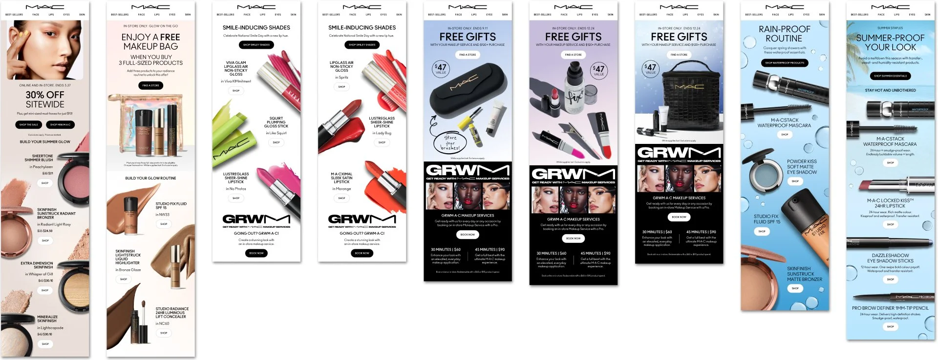 Promotional emails