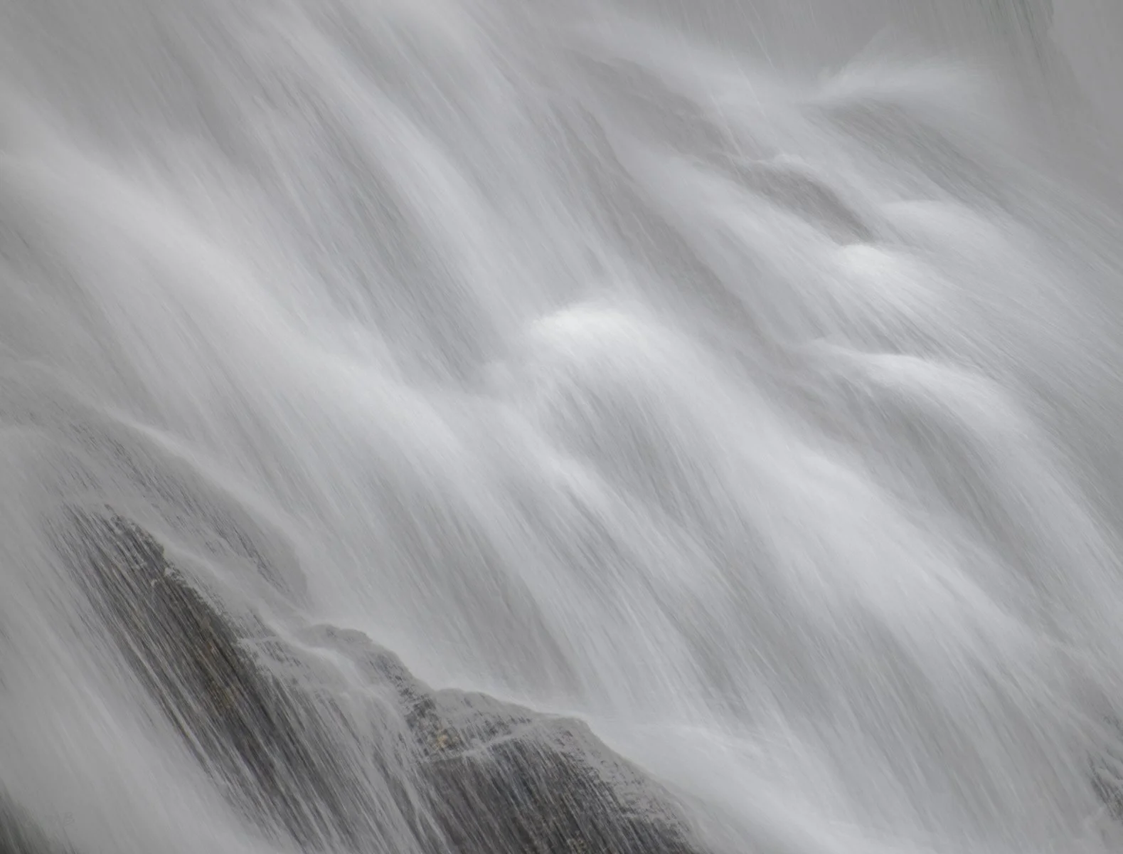 Waterfall close up